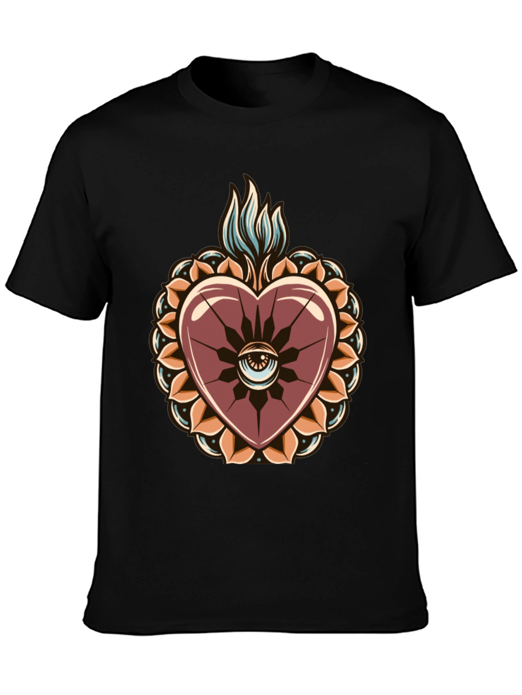 Sacred Heart Graphic Tee - Stylish & Unique