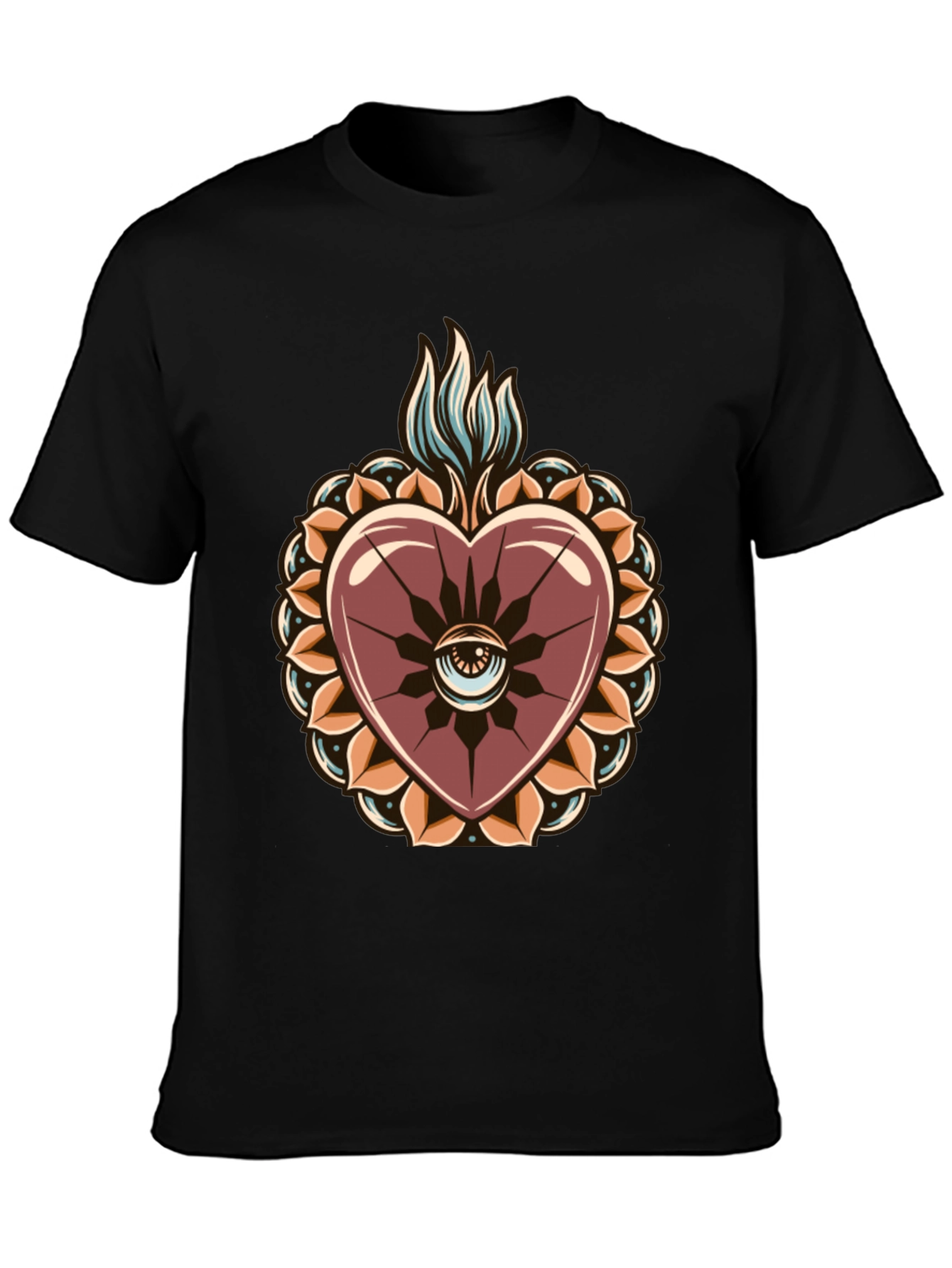 Sacred Heart Graphic Tee - Stylish & Unique