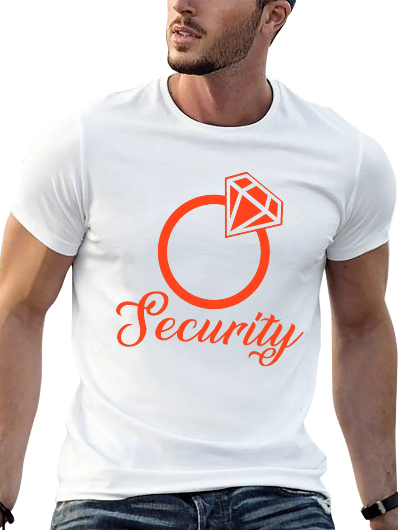 Security Ring Graphic Tee - Comfortable Fit