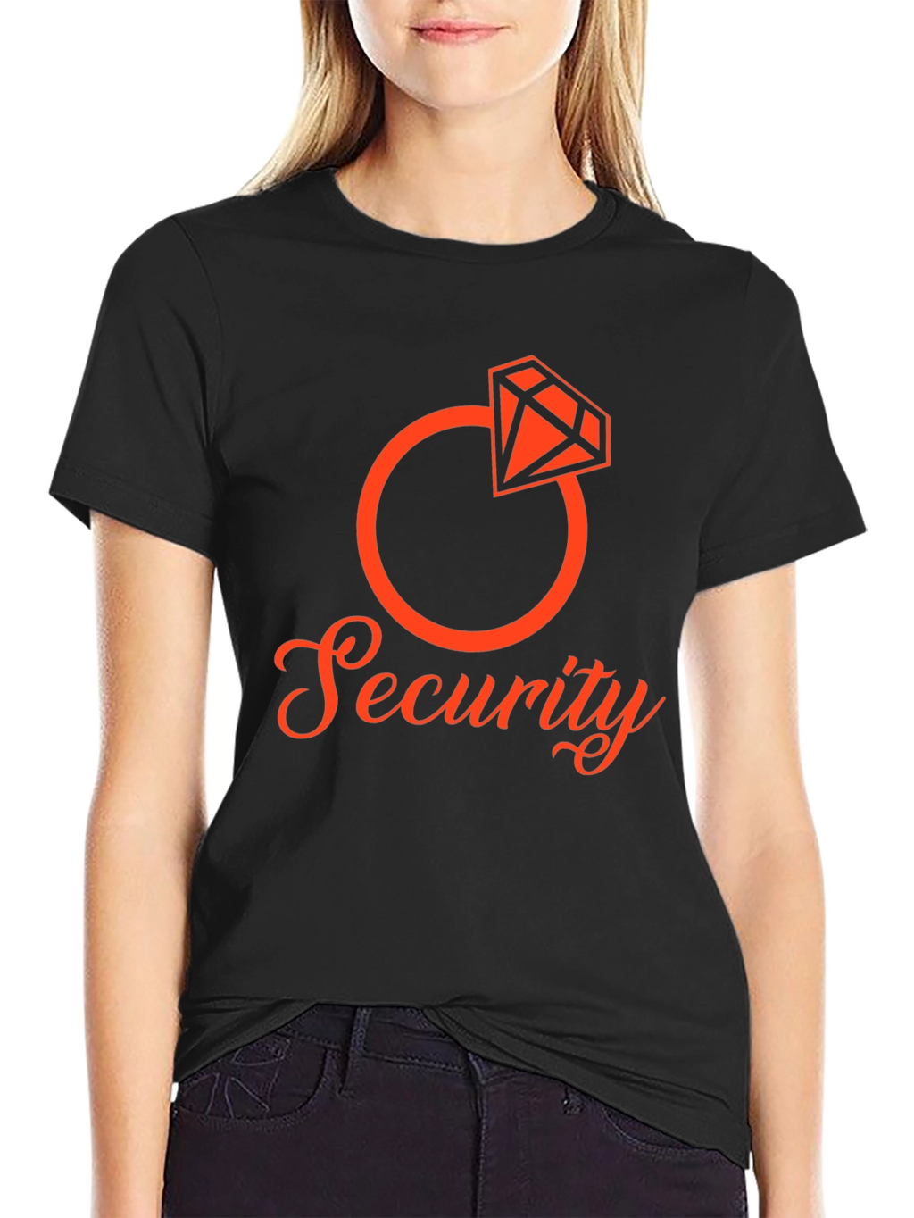 Security Ring Graphic Tee - Comfortable Fit