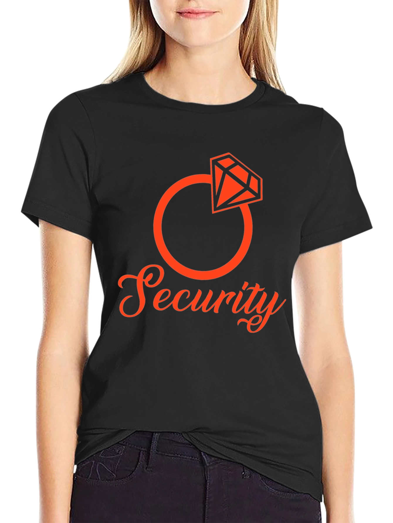 Security Ring Graphic Tee - Comfortable Fit