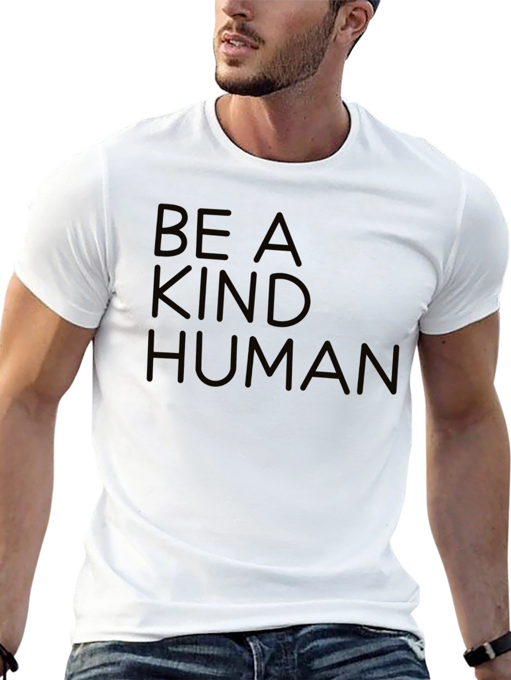 Be A Kind Human Black T-Shirt