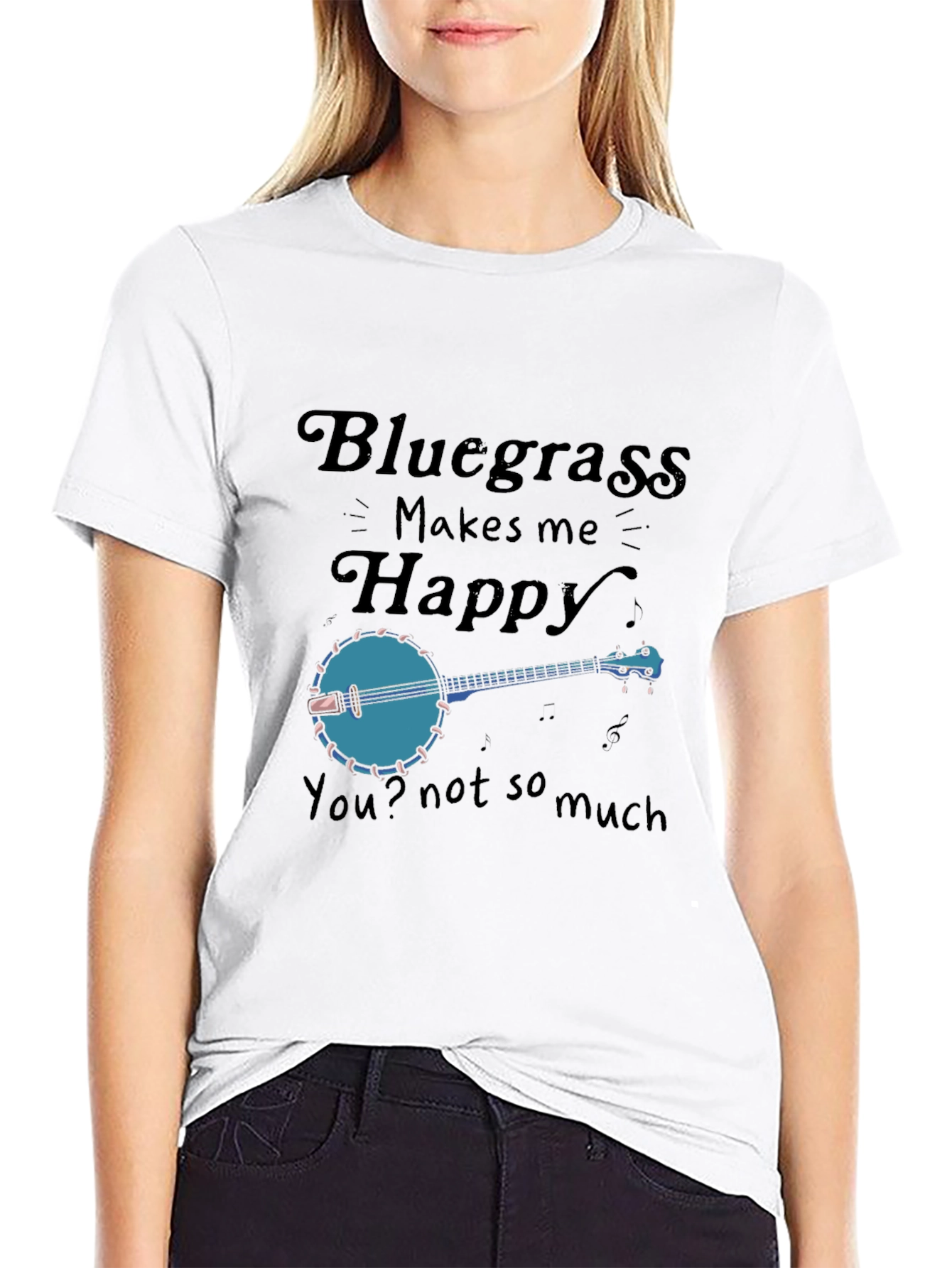 Bluegrass Makes Me Happy Graphic Tee