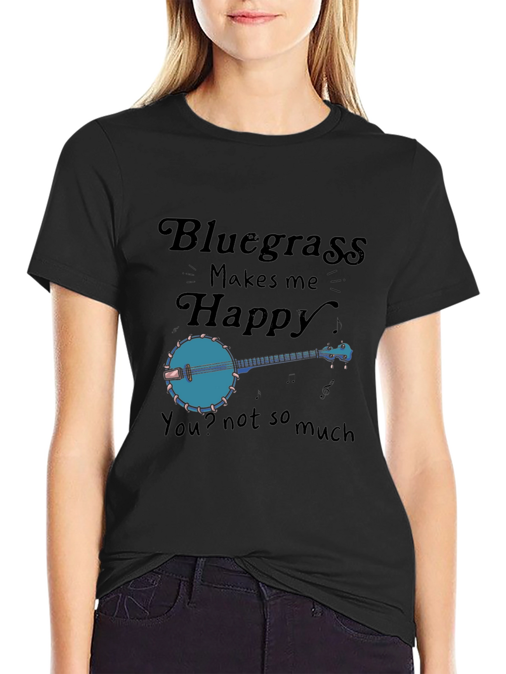 Bluegrass Makes Me Happy Graphic Tee