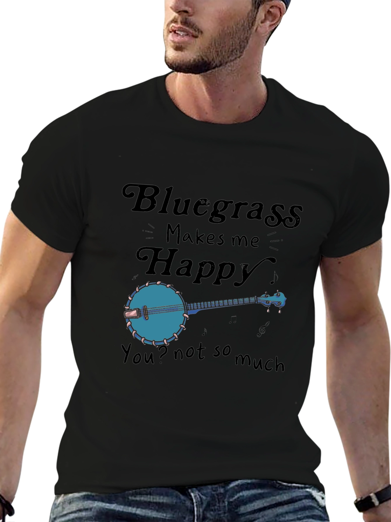 Bluegrass Makes Me Happy Graphic Tee