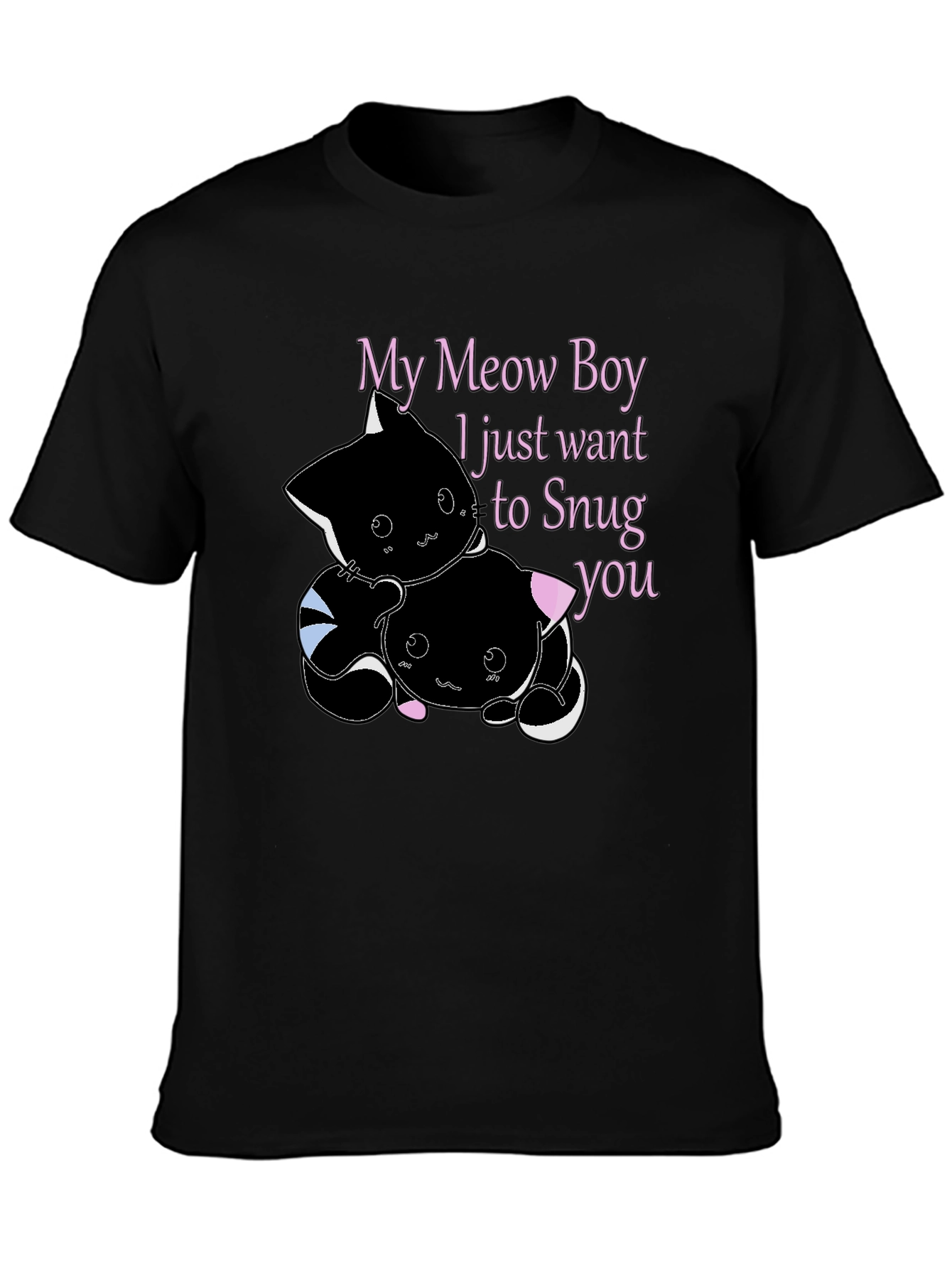My Meow Boy Graphic Tee - Snuggle Time T-Shirt