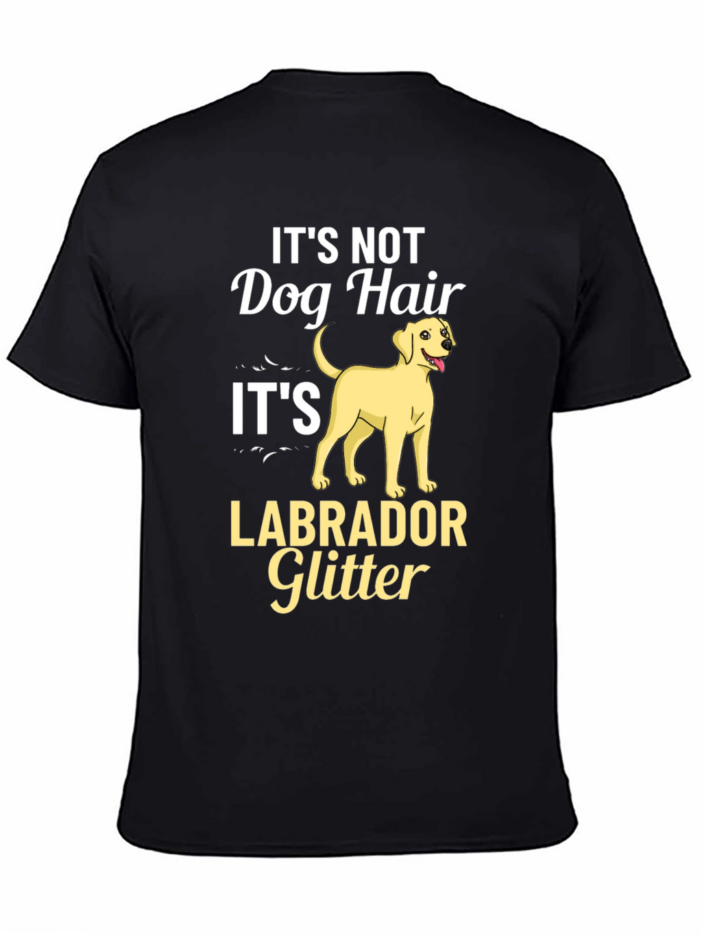 Labrador Glitter Graphic T-Shirt