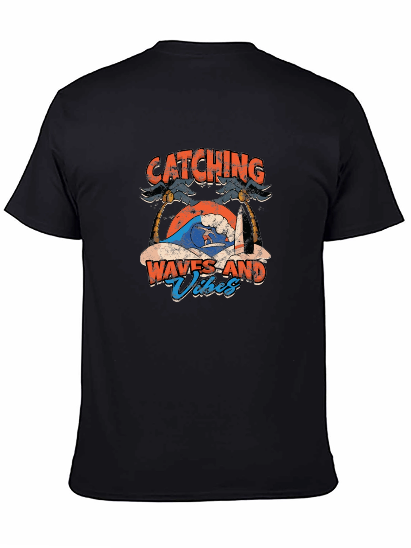 Catching Waves T-Shirt - Surfing Vibes