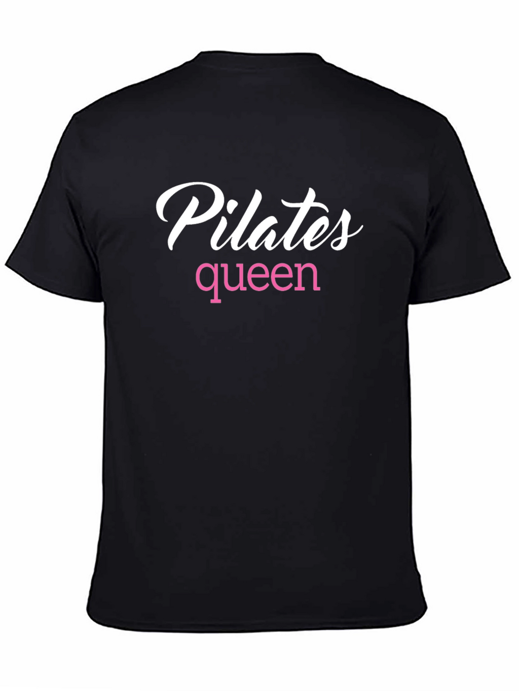 Pilates Queen Black T-Shirt - Fitness Apparel