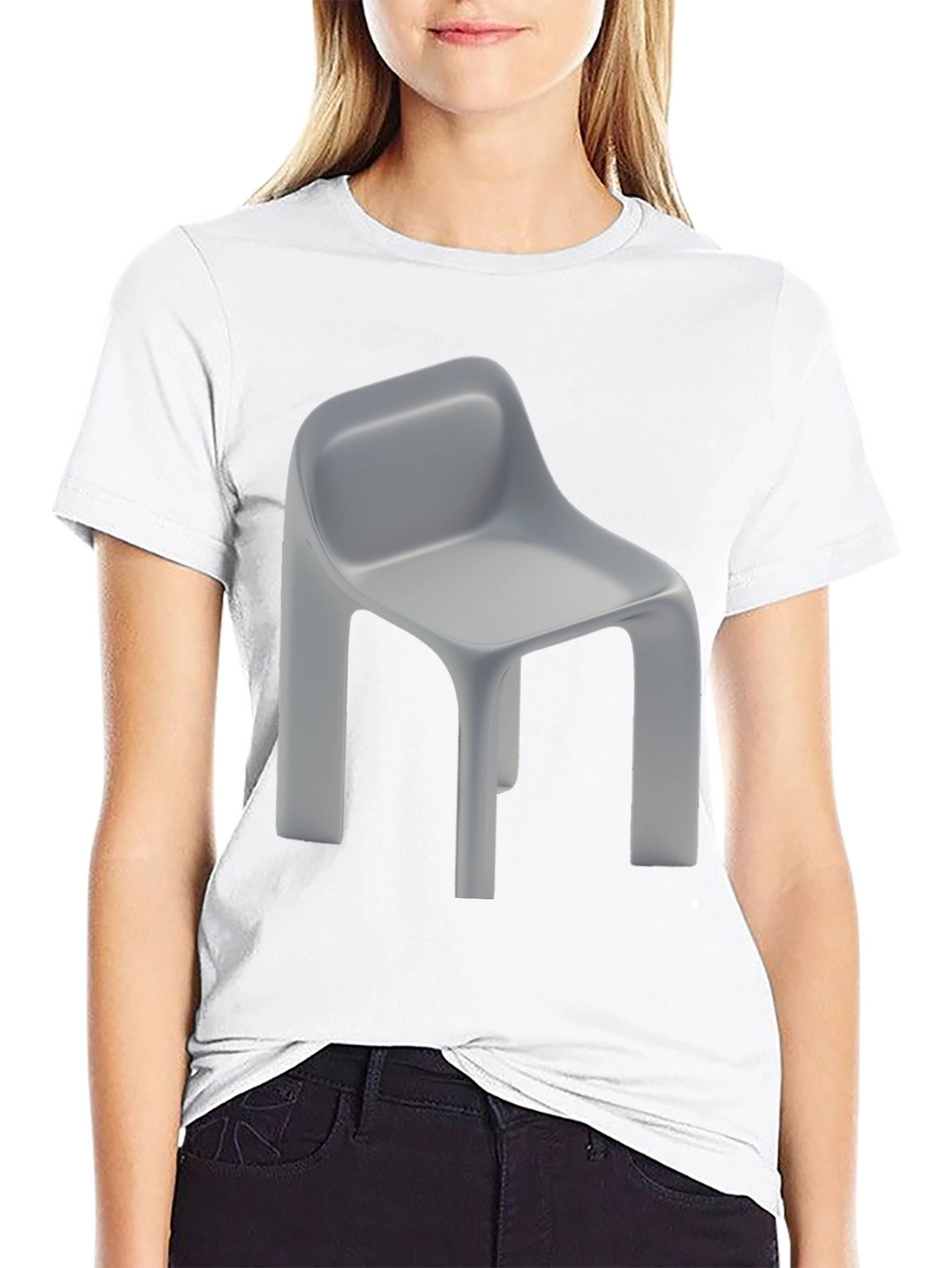 Chair Graphic Tee - Modern Minimalist Design