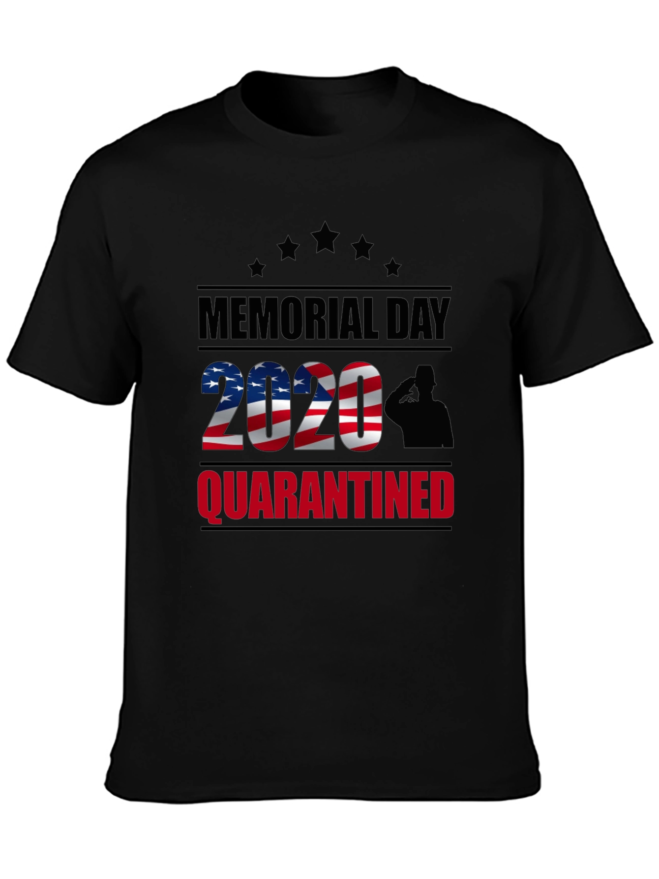 Memorial Day 2020 Quarantined Graphic T-Shirt