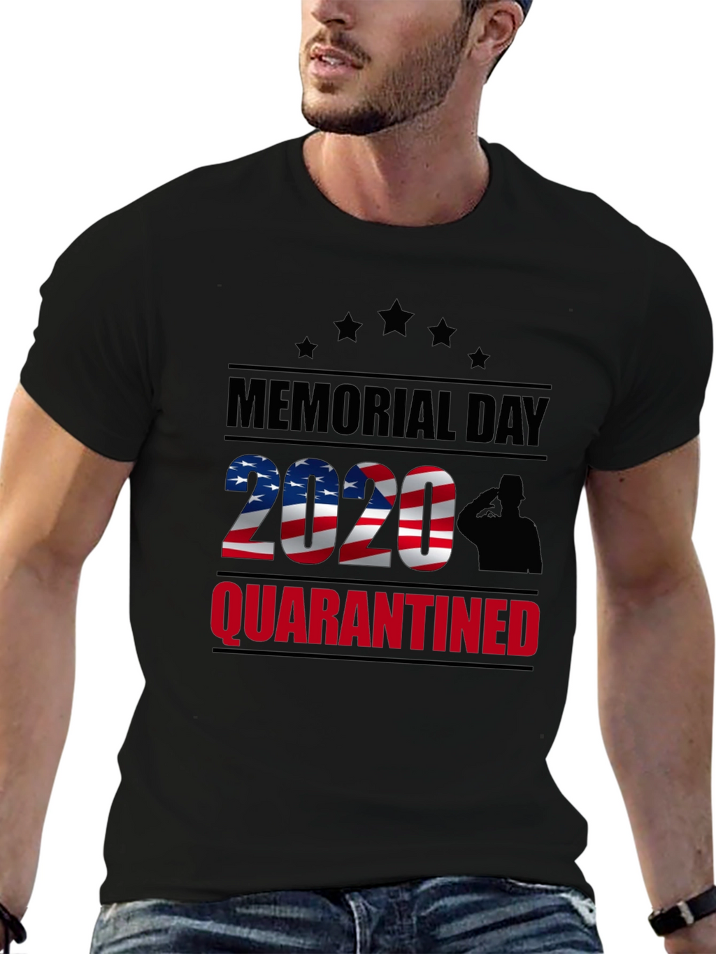 Memorial Day 2020 Quarantined Graphic T-Shirt