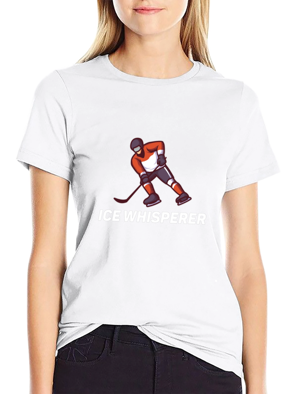 Ice Whisperer Hockey Graphic T-Shirt