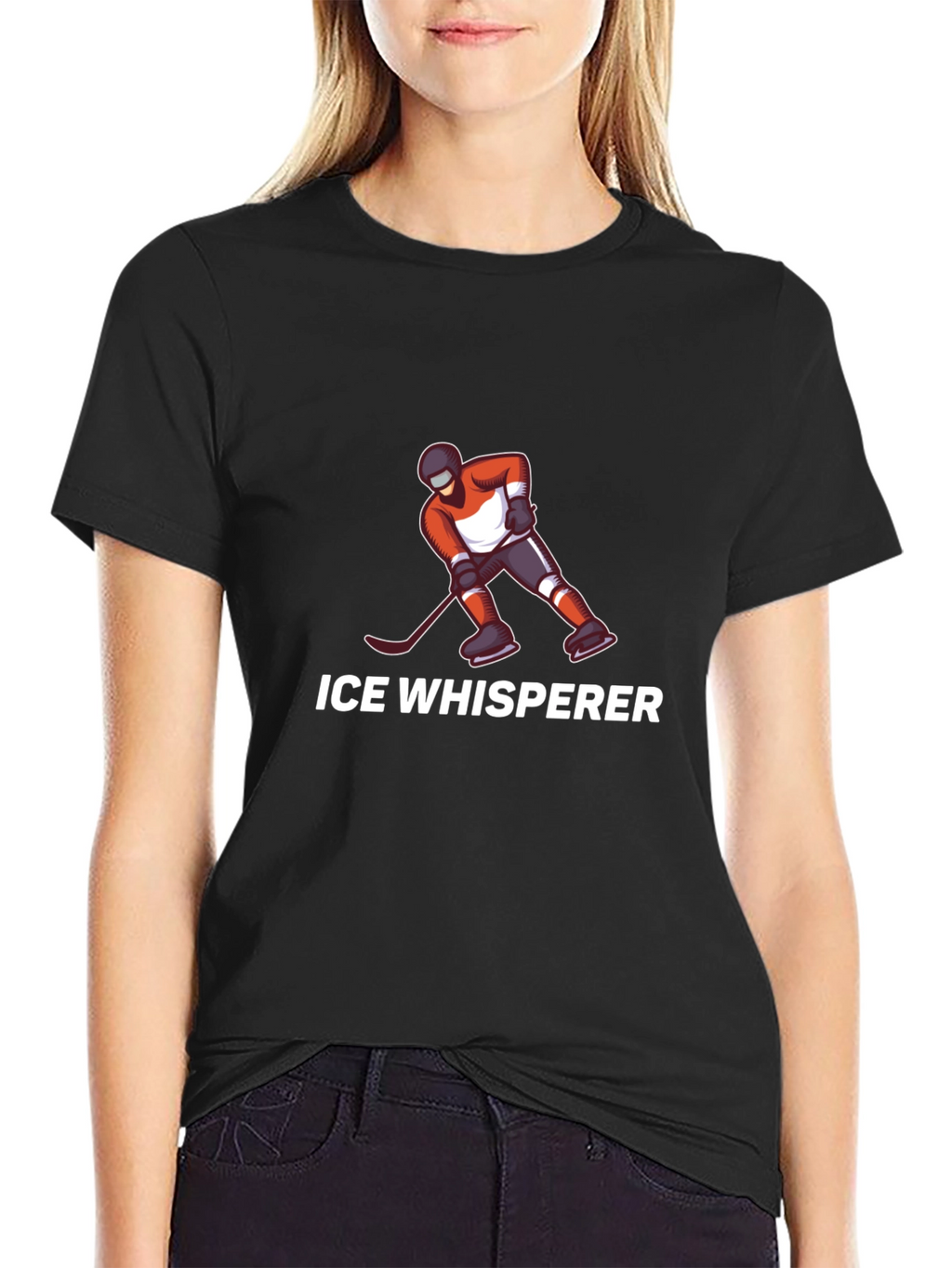 Ice Whisperer Hockey Graphic T-Shirt