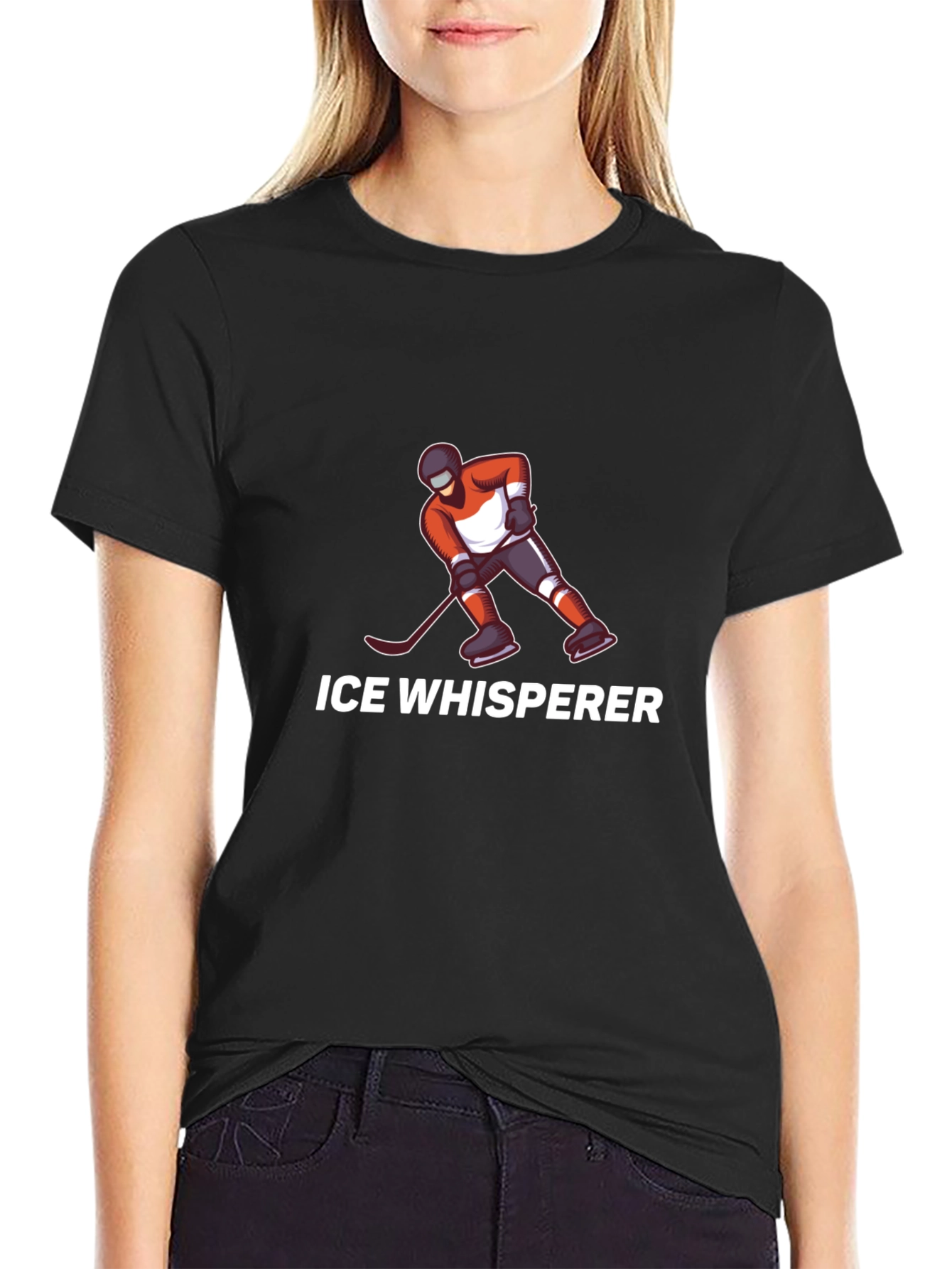 Ice Whisperer Hockey Graphic T-Shirt