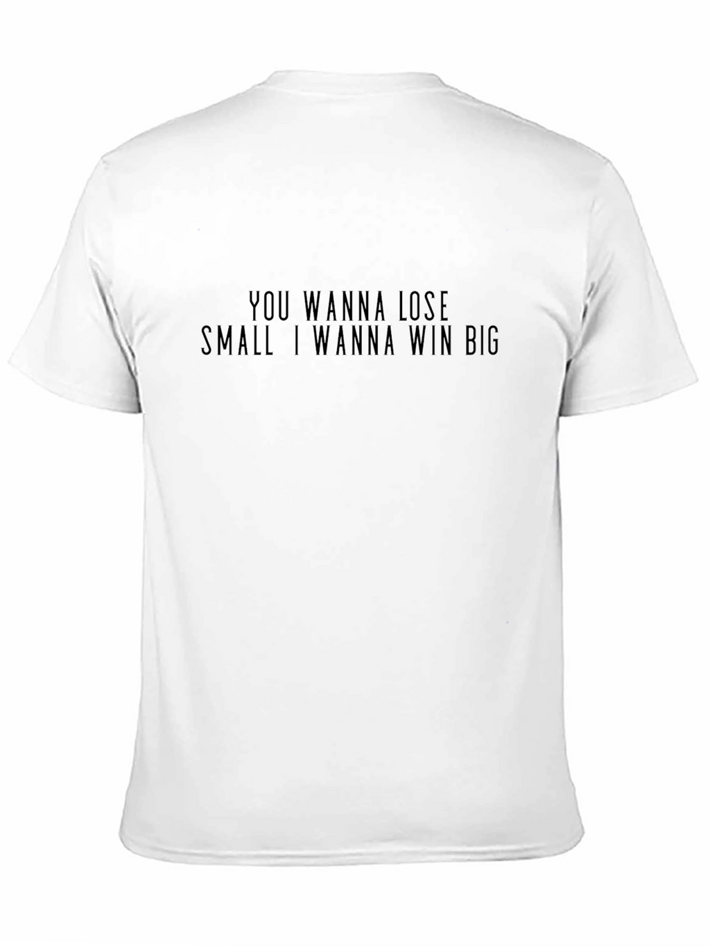 Motivational Slogan Graphic Black T-Shirt