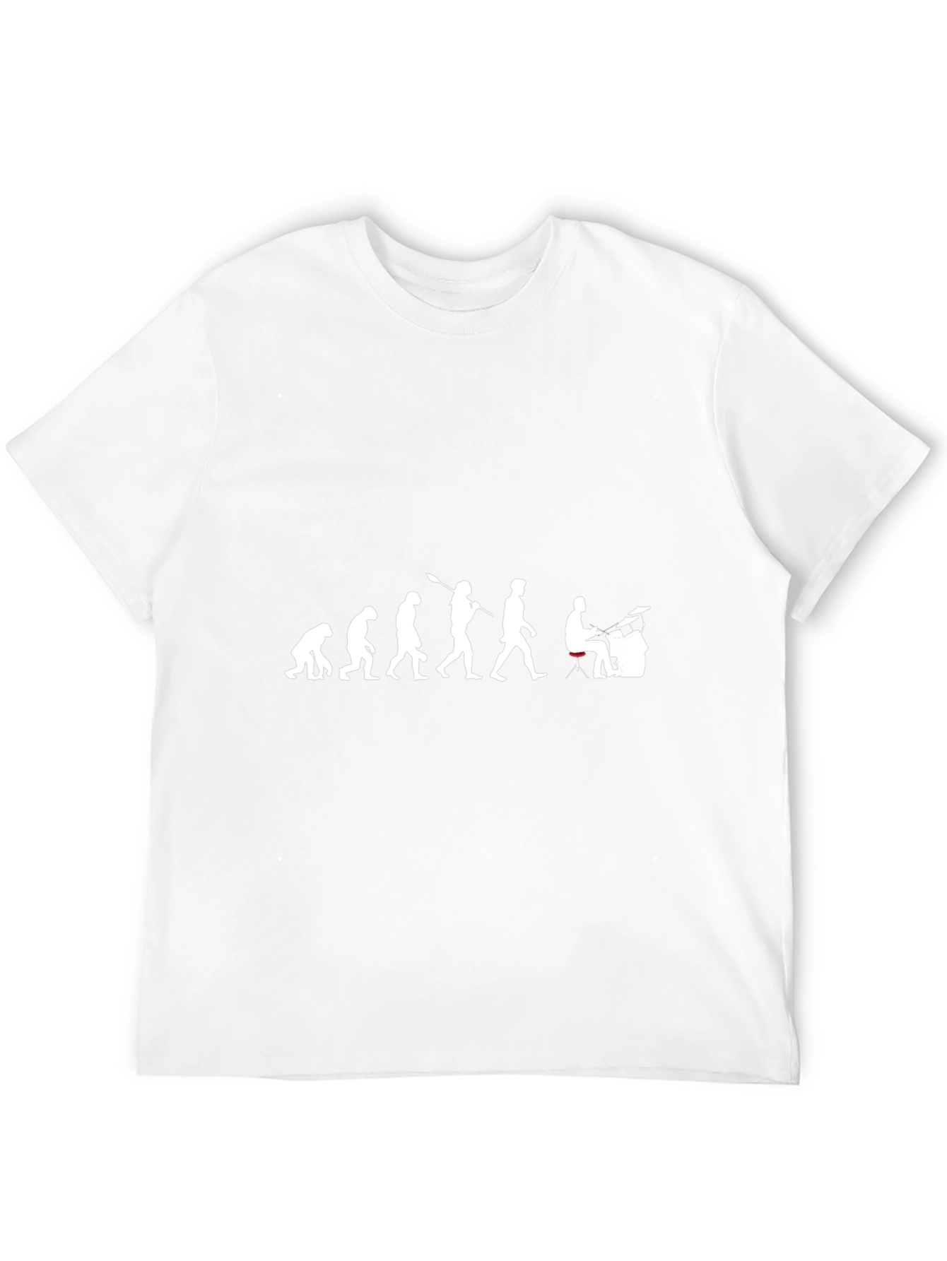 Evolution of Drummer T-Shirt - Funny Musician Tee