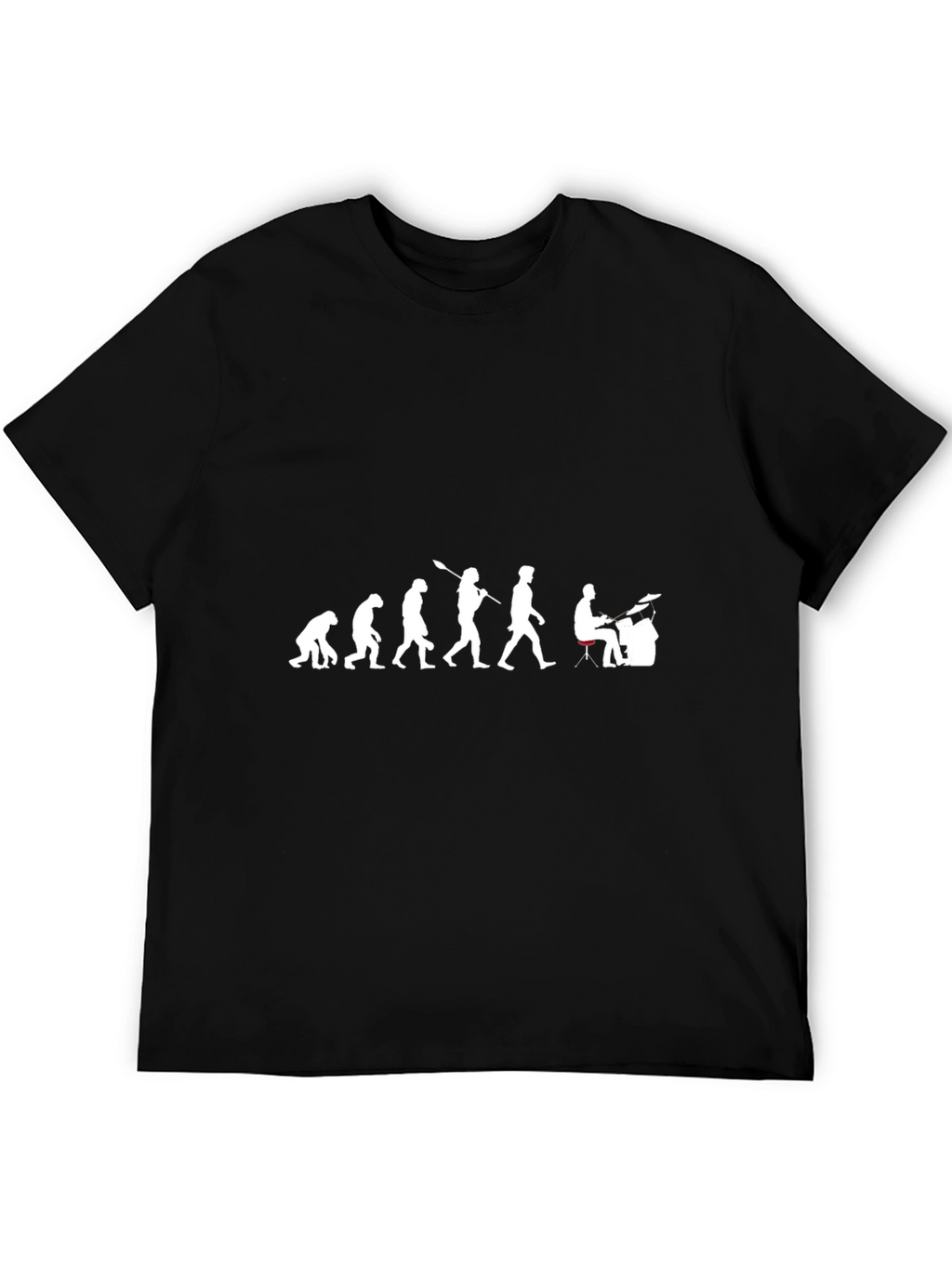 Evolution of Drummer T-Shirt - Funny Musician Tee