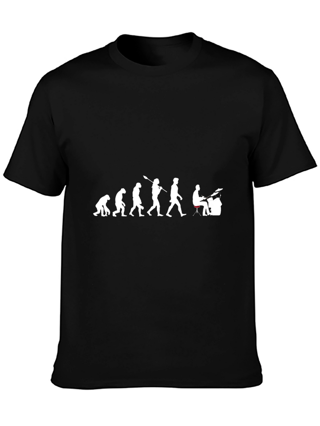 Evolution of Drummer T-Shirt - Funny Musician Tee