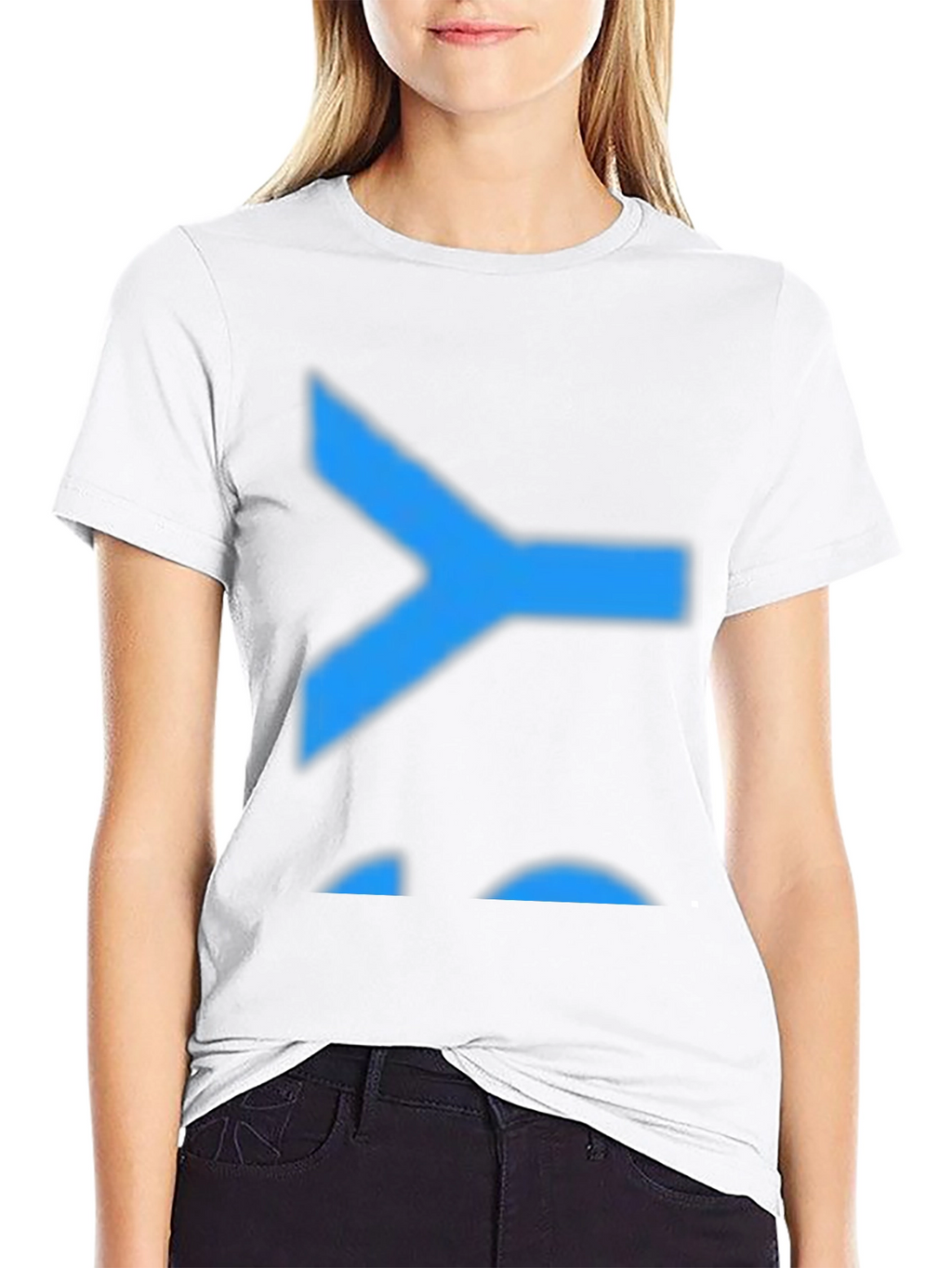 Black T-Shirt with Blue Kayi Tribe Symbol