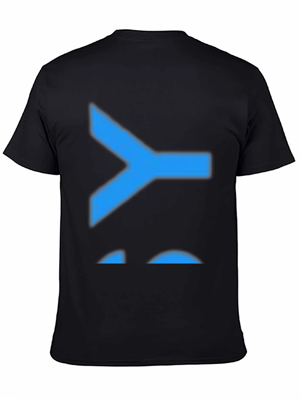 Black T-Shirt with Blue Kayi Tribe Symbol