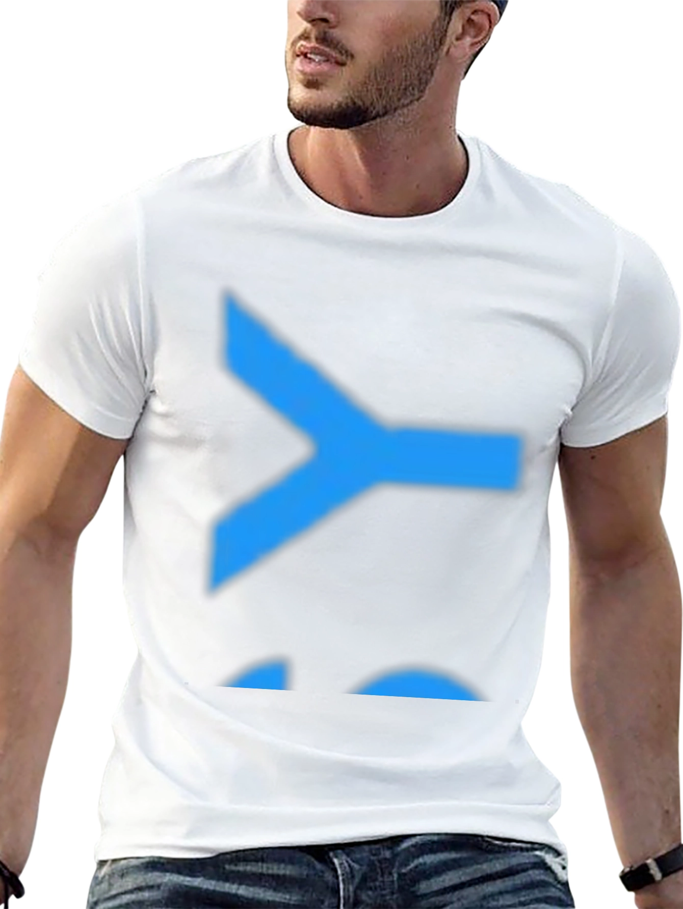 Black T-Shirt with Blue Kayi Tribe Symbol