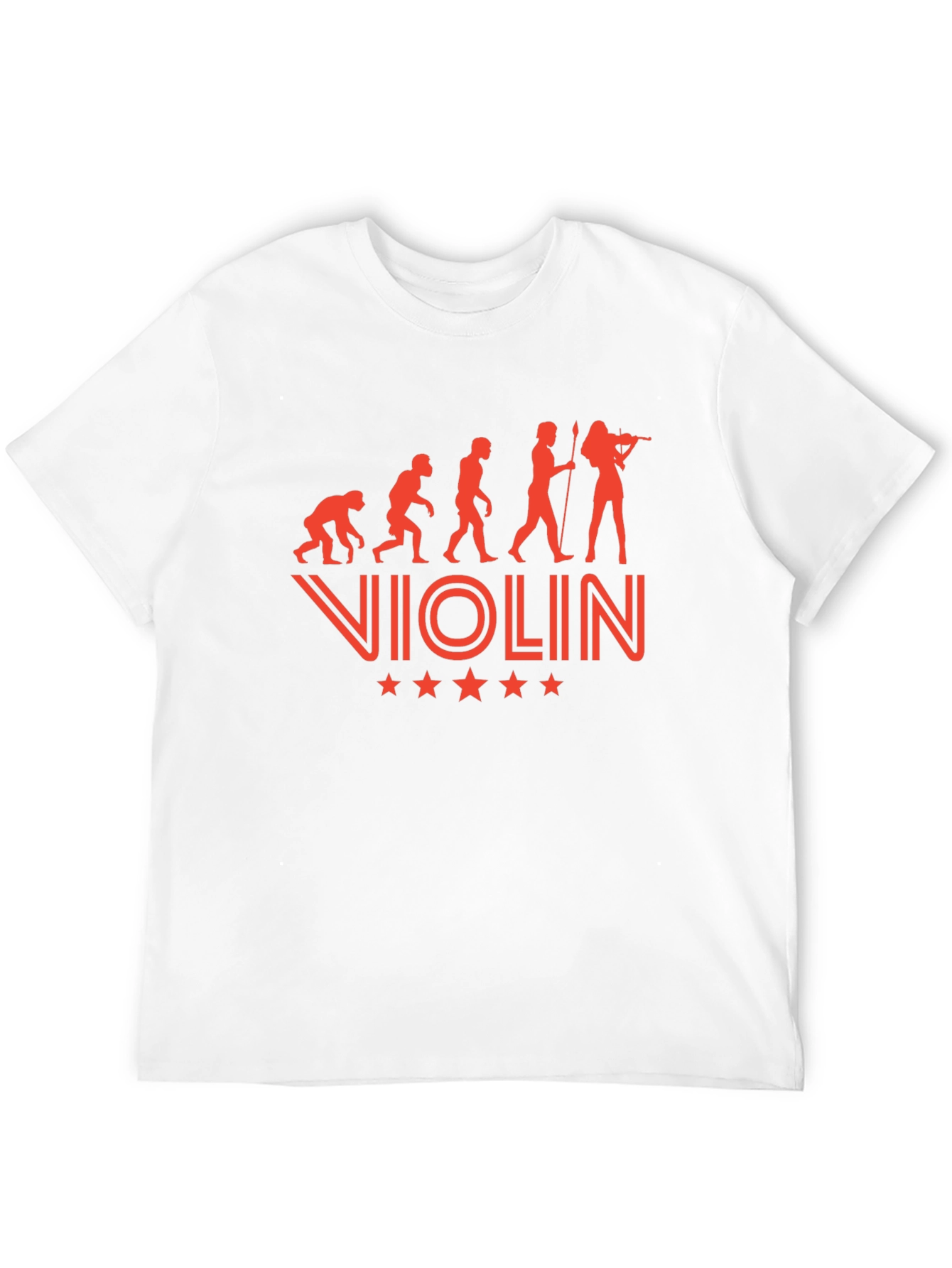 Violin Evolution Graphic Tee