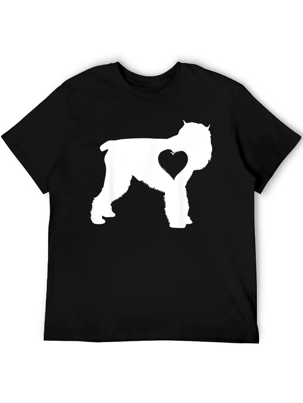 Dog Lover T-Shirt - Schnauzer Heart Graphic