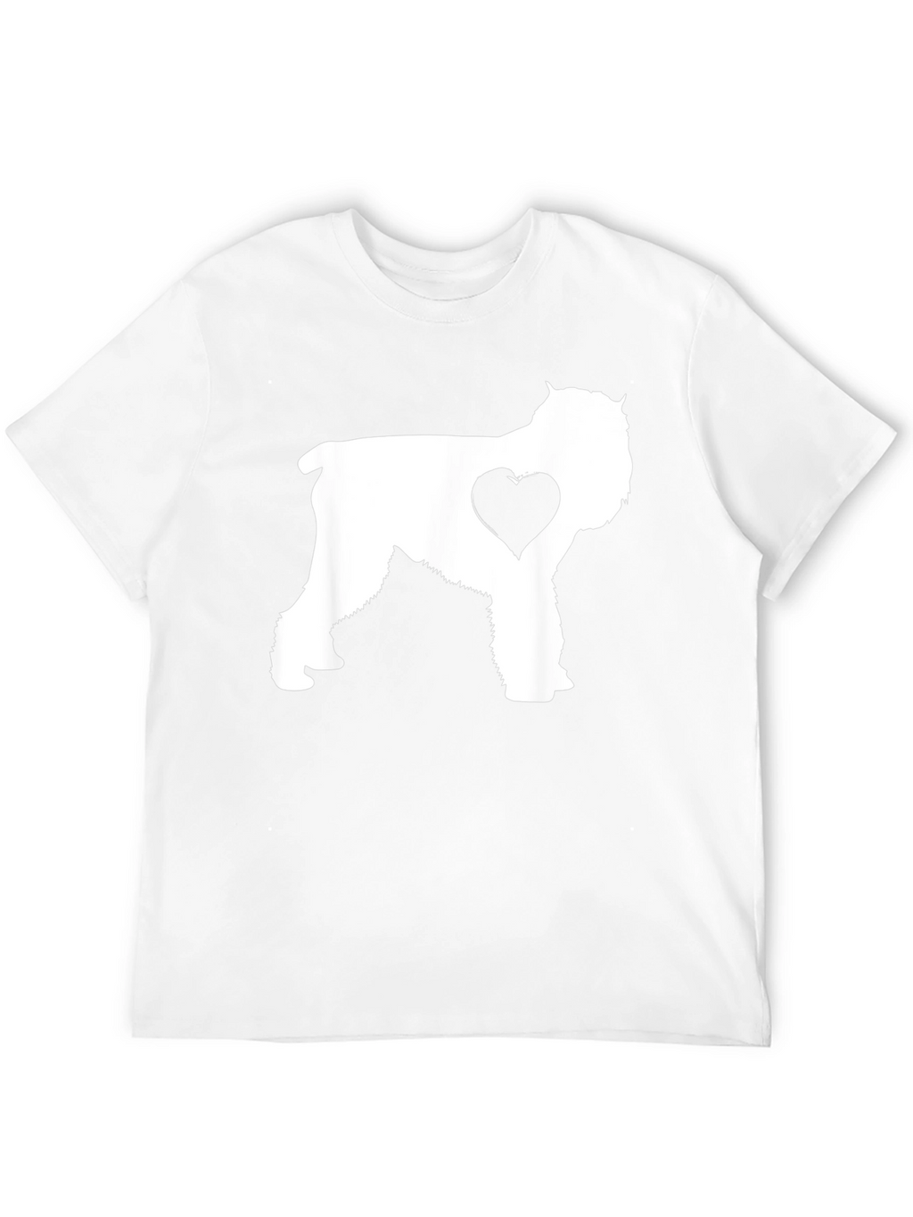 Dog Lover T-Shirt - Schnauzer Heart Graphic