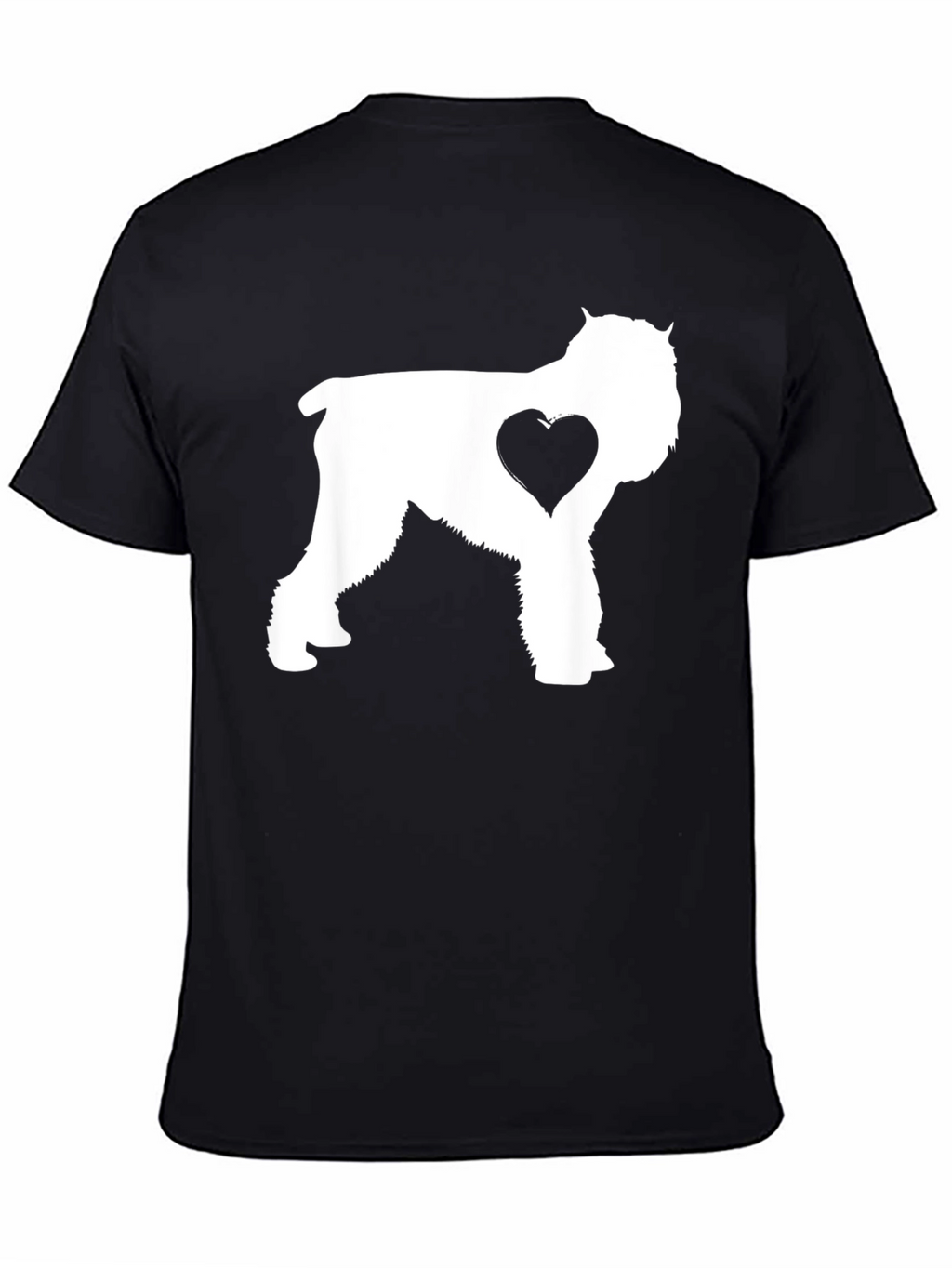 Dog Lover T-Shirt - Schnauzer Heart Graphic