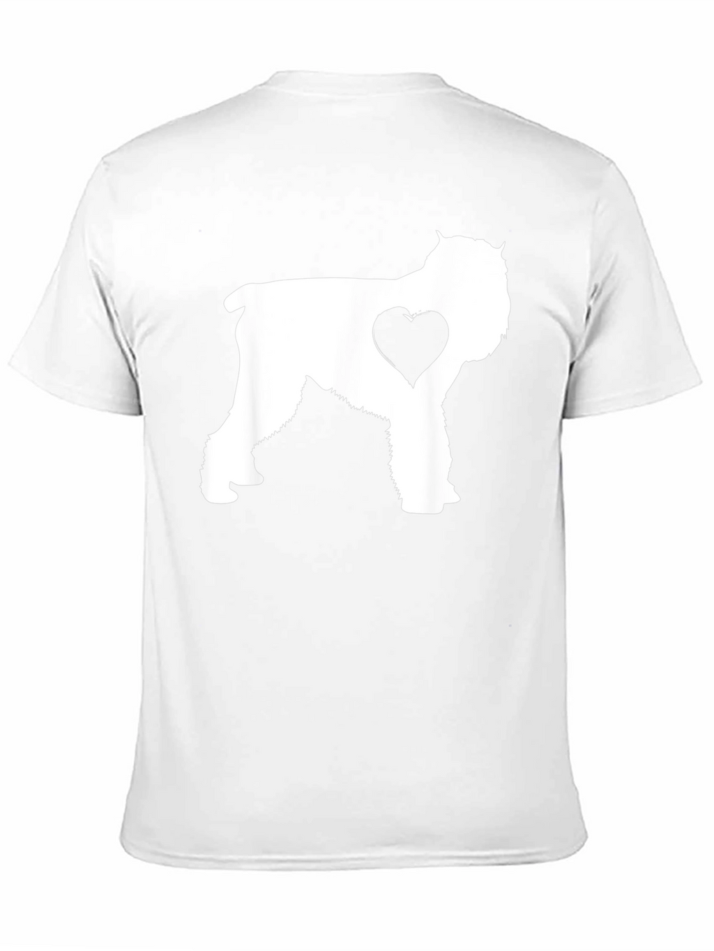 Dog Lover T-Shirt - Schnauzer Heart Graphic