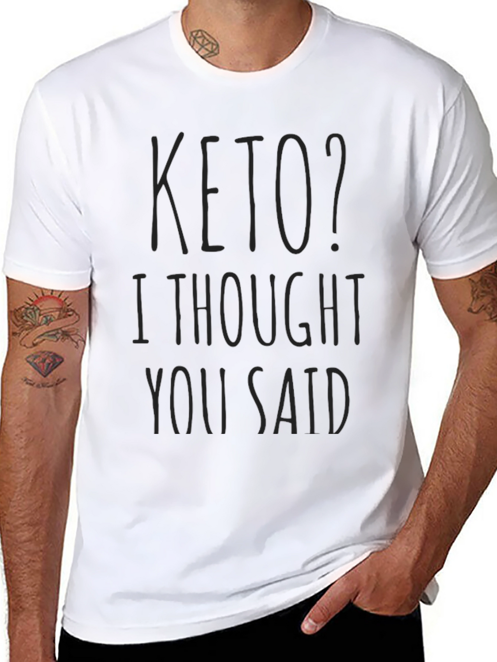 Keto? Funny Graphic Tee