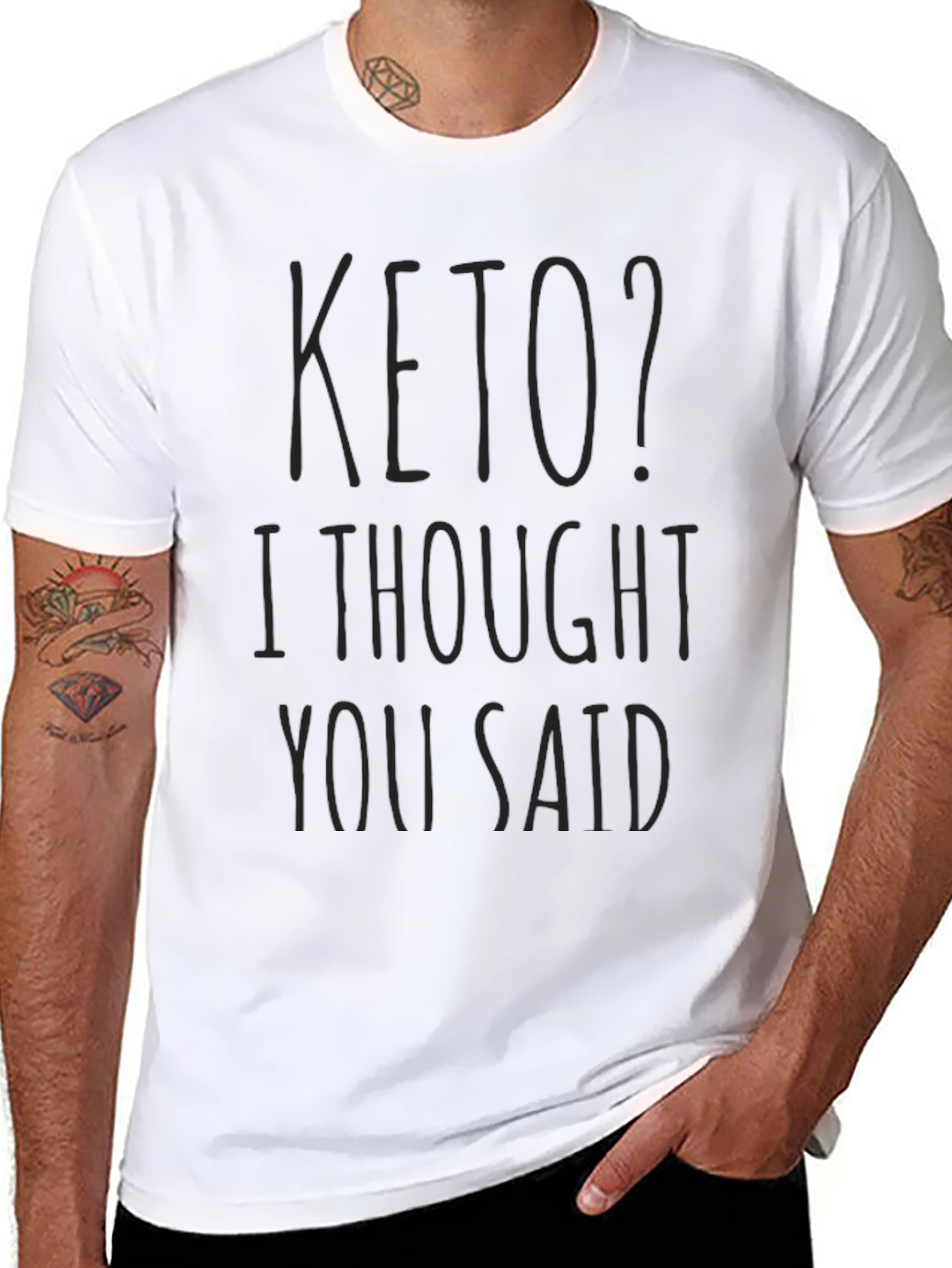 Keto? Funny Graphic Tee