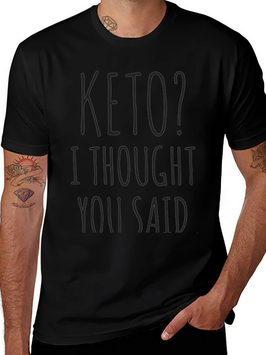 Keto? Funny Graphic Tee