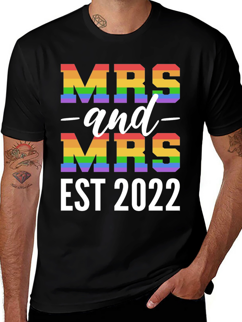 Mrs and Mrs EST 2022 Pride T-Shirt