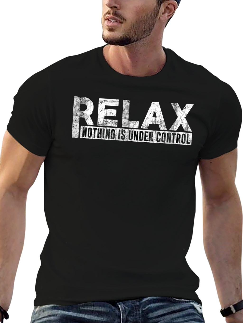 Relax Nothing is Under Control Graphic Tee