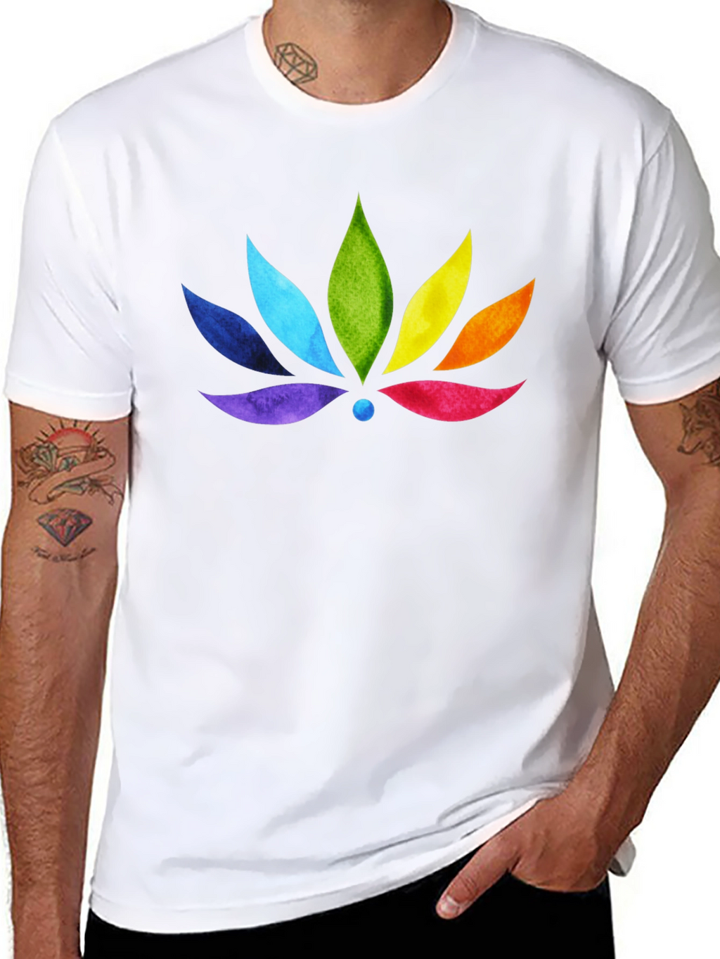 Rainbow Lotus T-Shirt