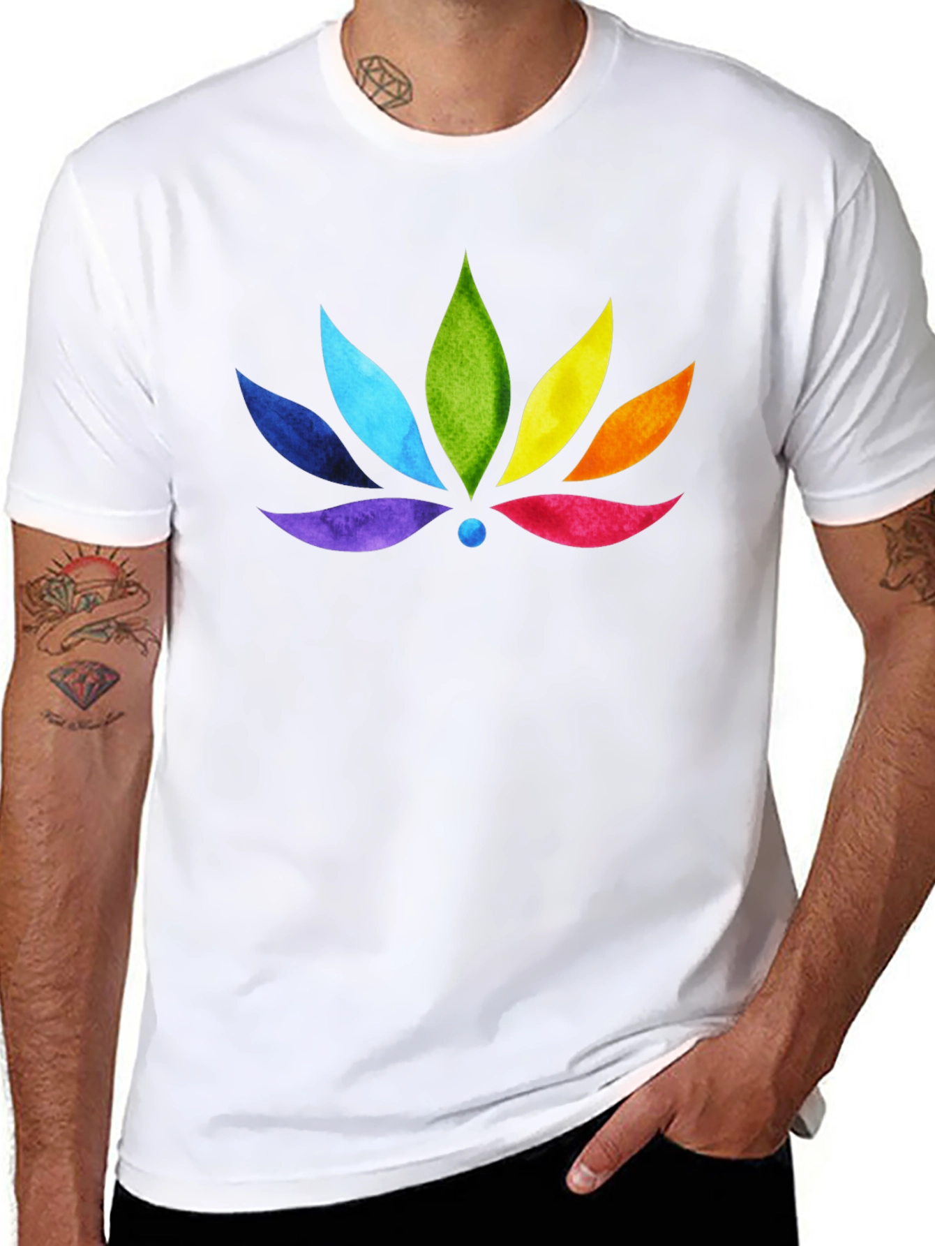Rainbow Lotus T-Shirt