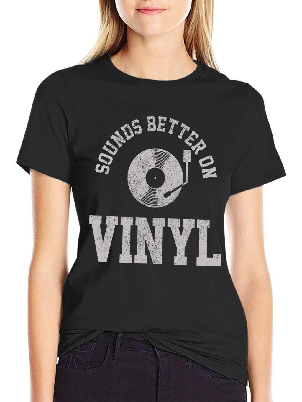 Sounds Better on Vinyl - Music Lovers T-Shirt
