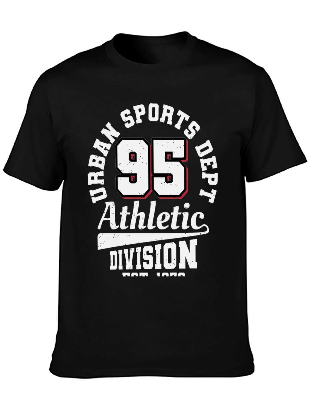 Urban Sports Dept. 95 Athletic Division Black T-Shirt