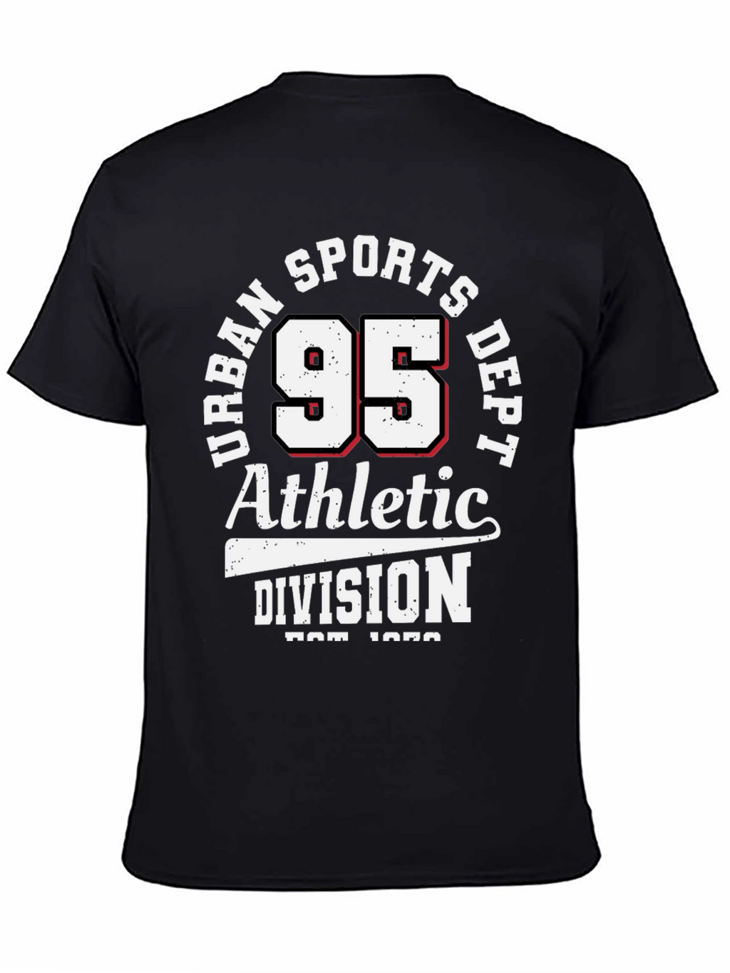 Urban Sports Dept. 95 Athletic Division Black T-Shirt