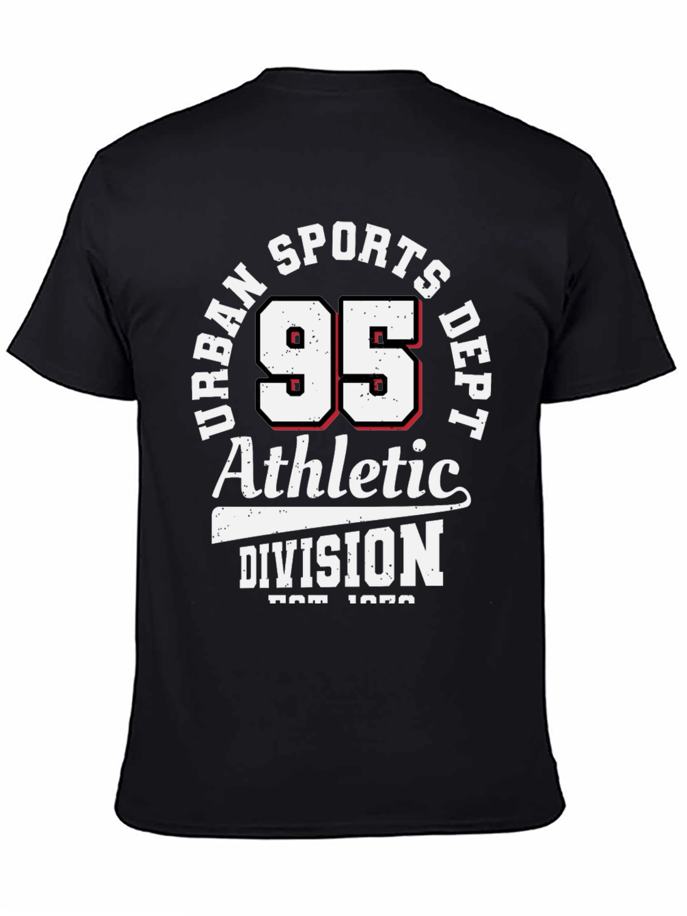 Urban Sports Dept. 95 Athletic Division Black T-Shirt