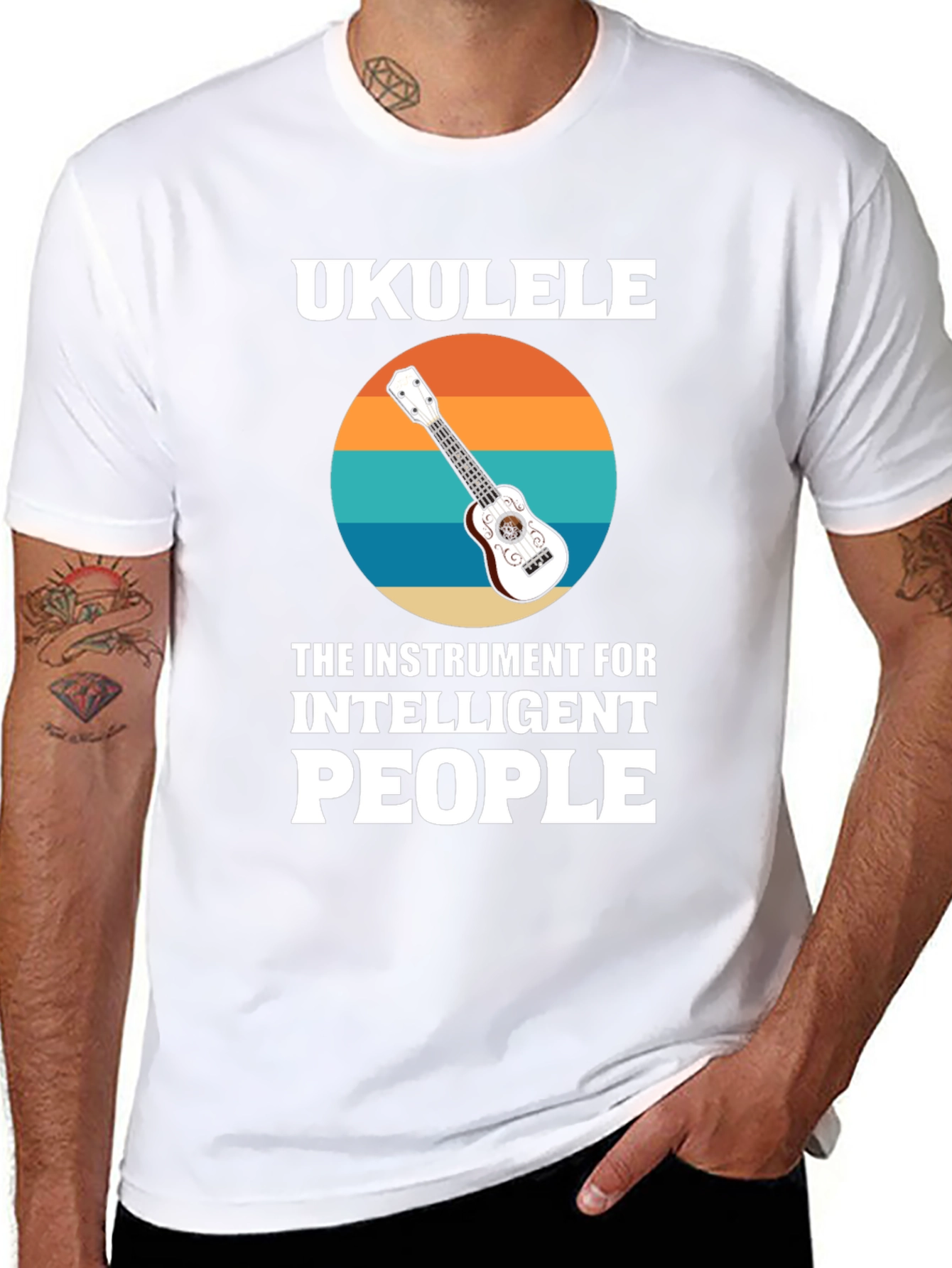 Ukulele for Intelligent People Graphic T-Shirt