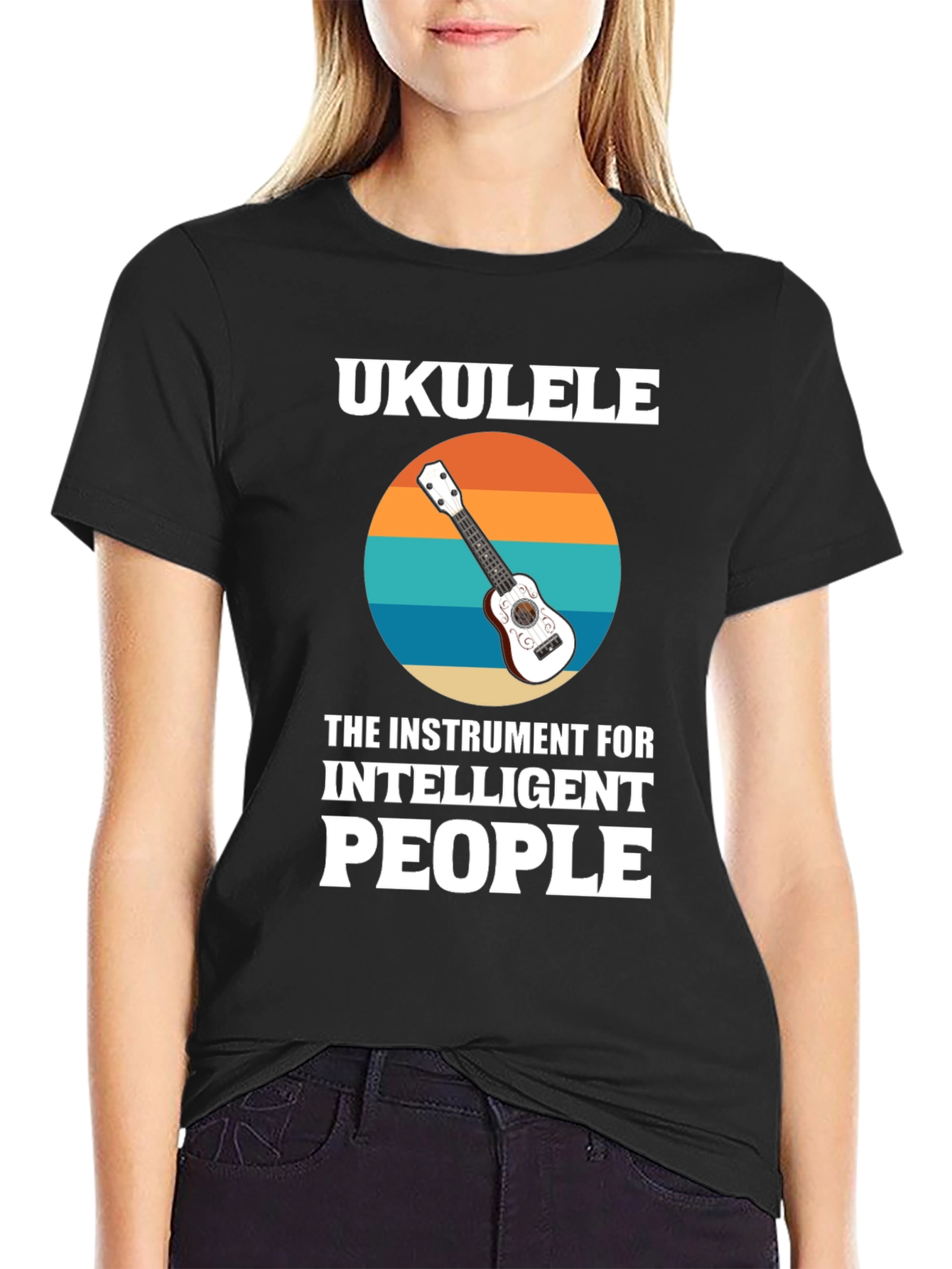 Ukulele for Intelligent People Graphic T-Shirt
