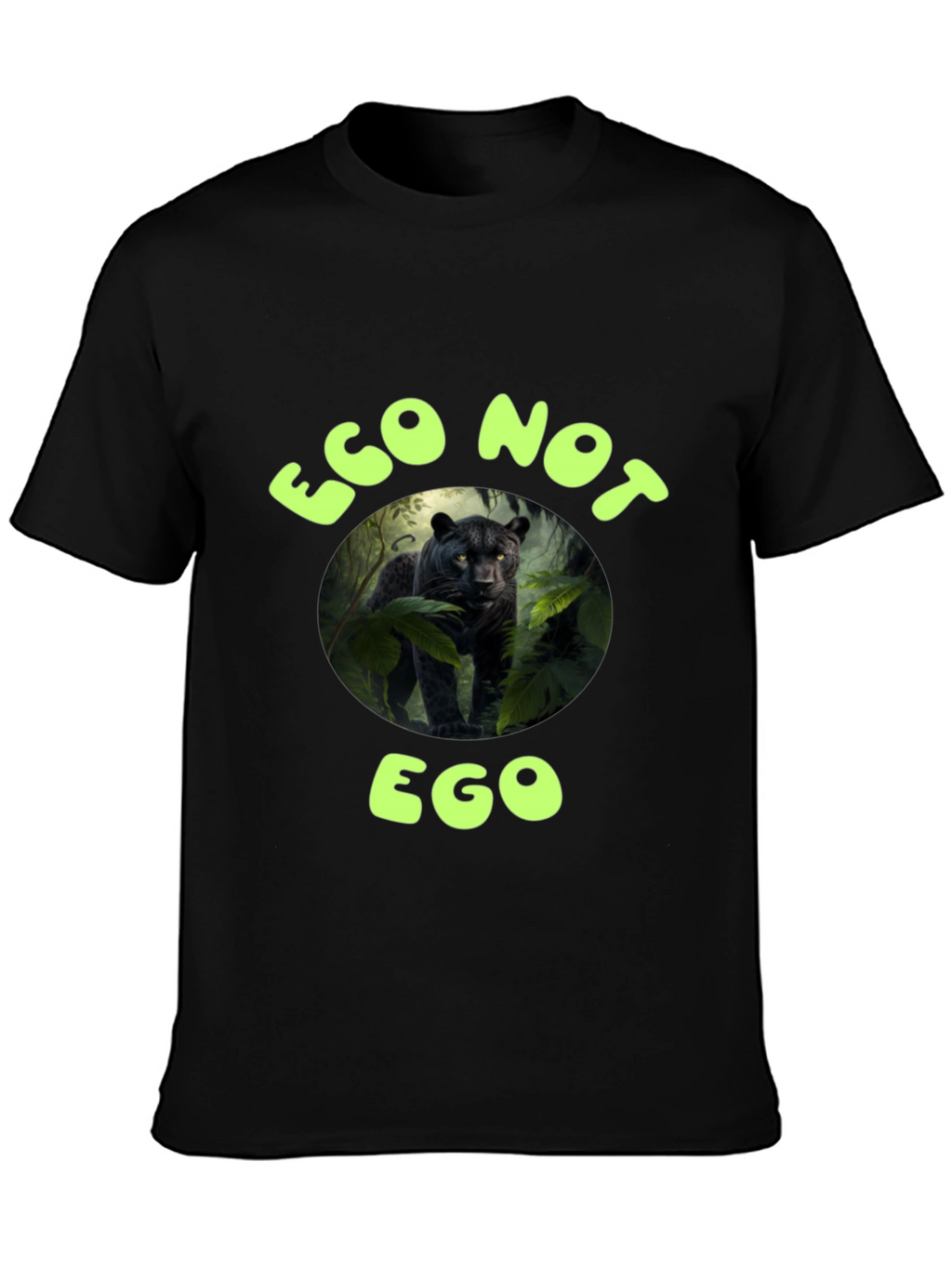Eco Not Ego Panther Graphic Tee