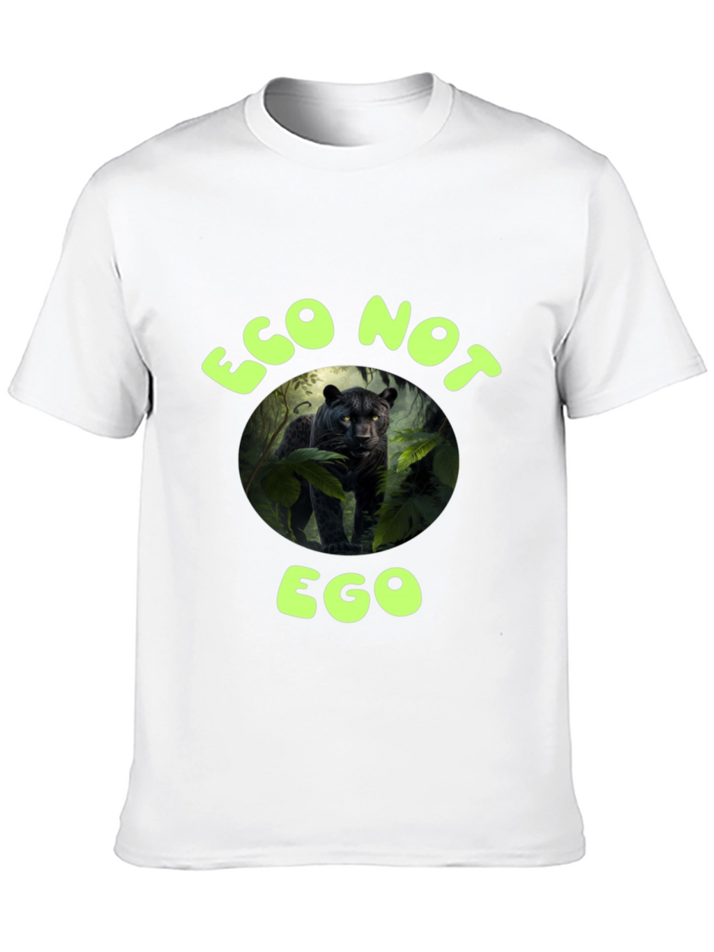 Eco Not Ego Panther Graphic Tee