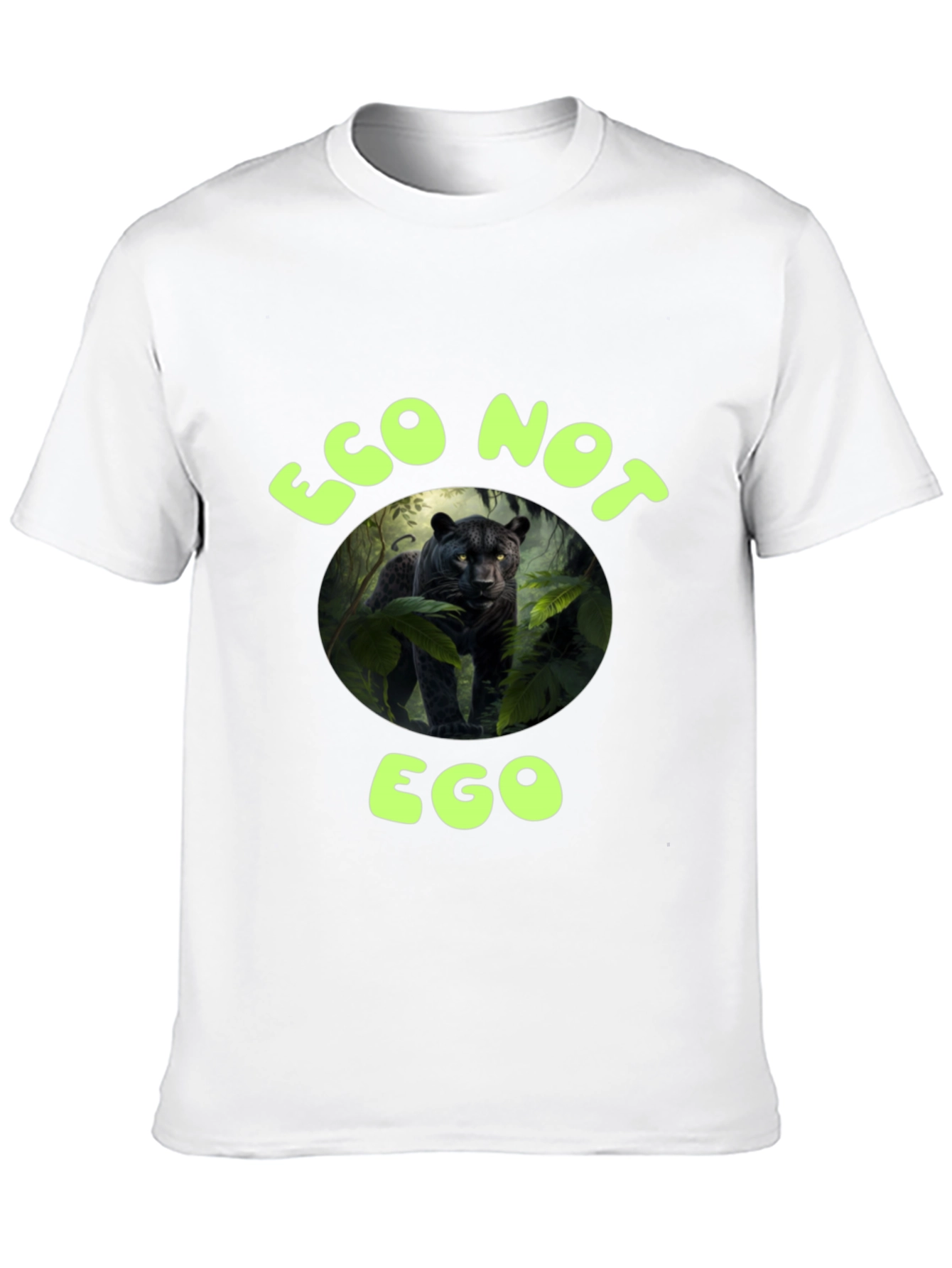 Eco Not Ego Panther Graphic Tee