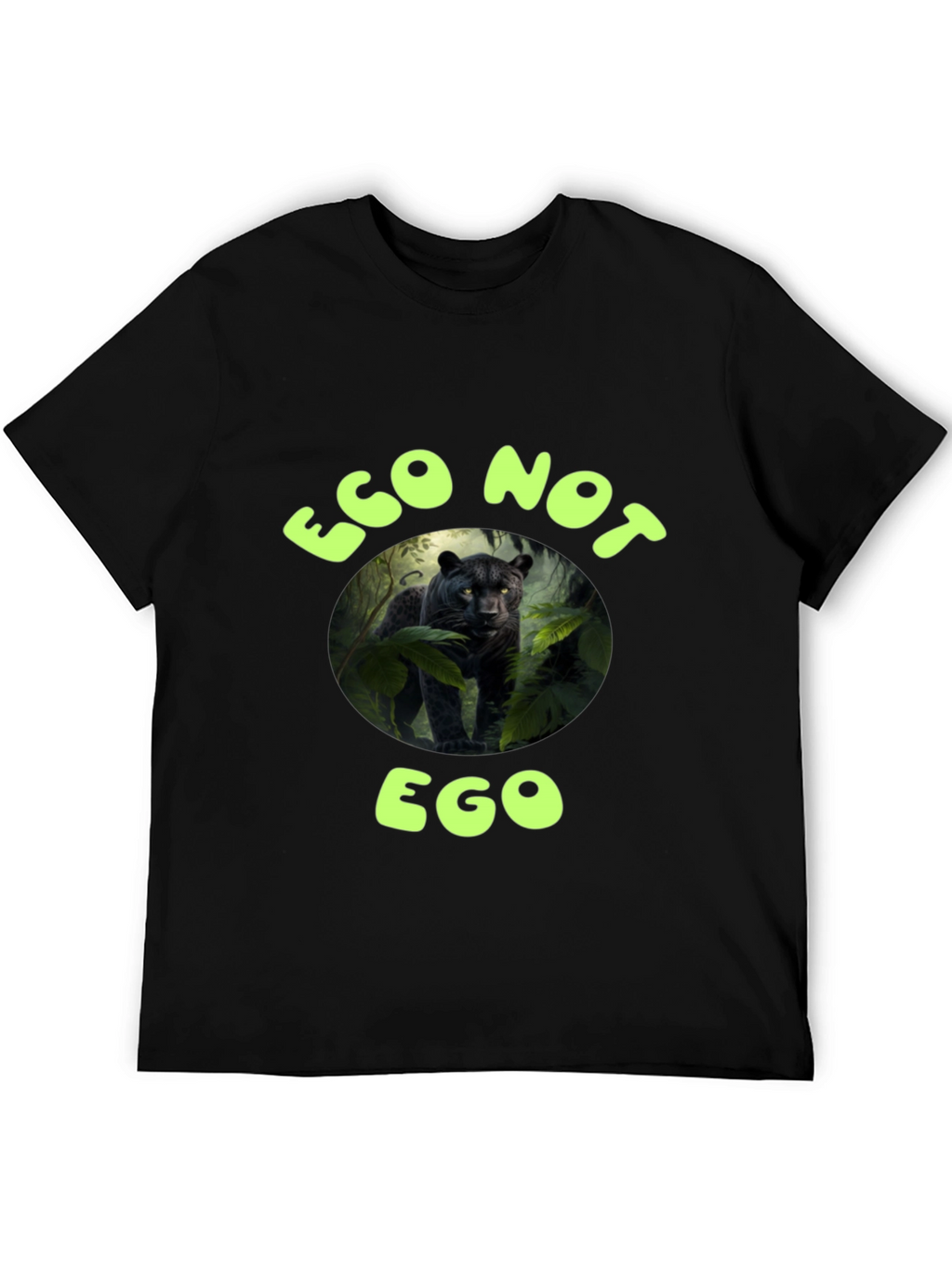 Eco Not Ego Panther Graphic Tee