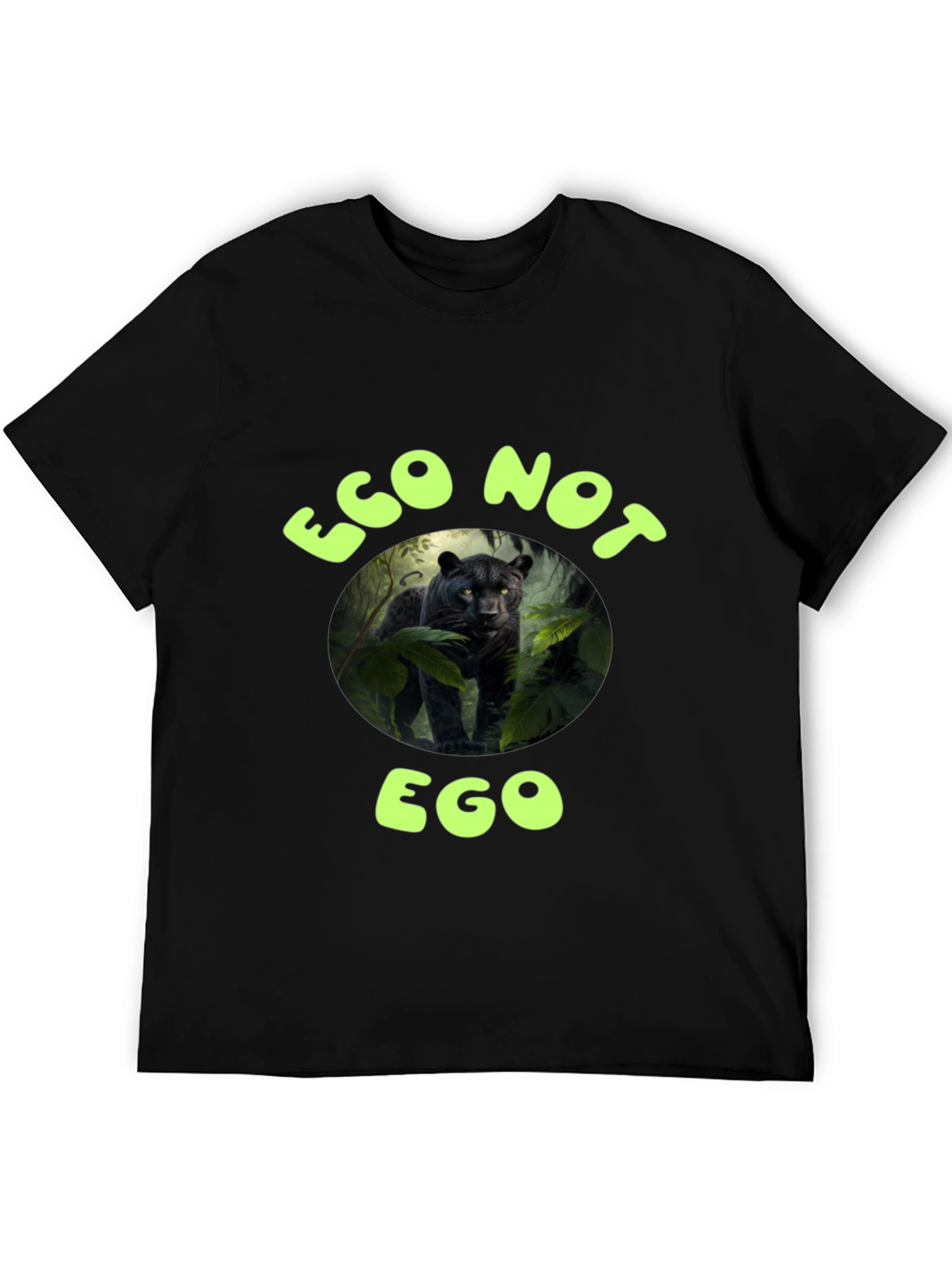 Eco Not Ego Panther Graphic Tee