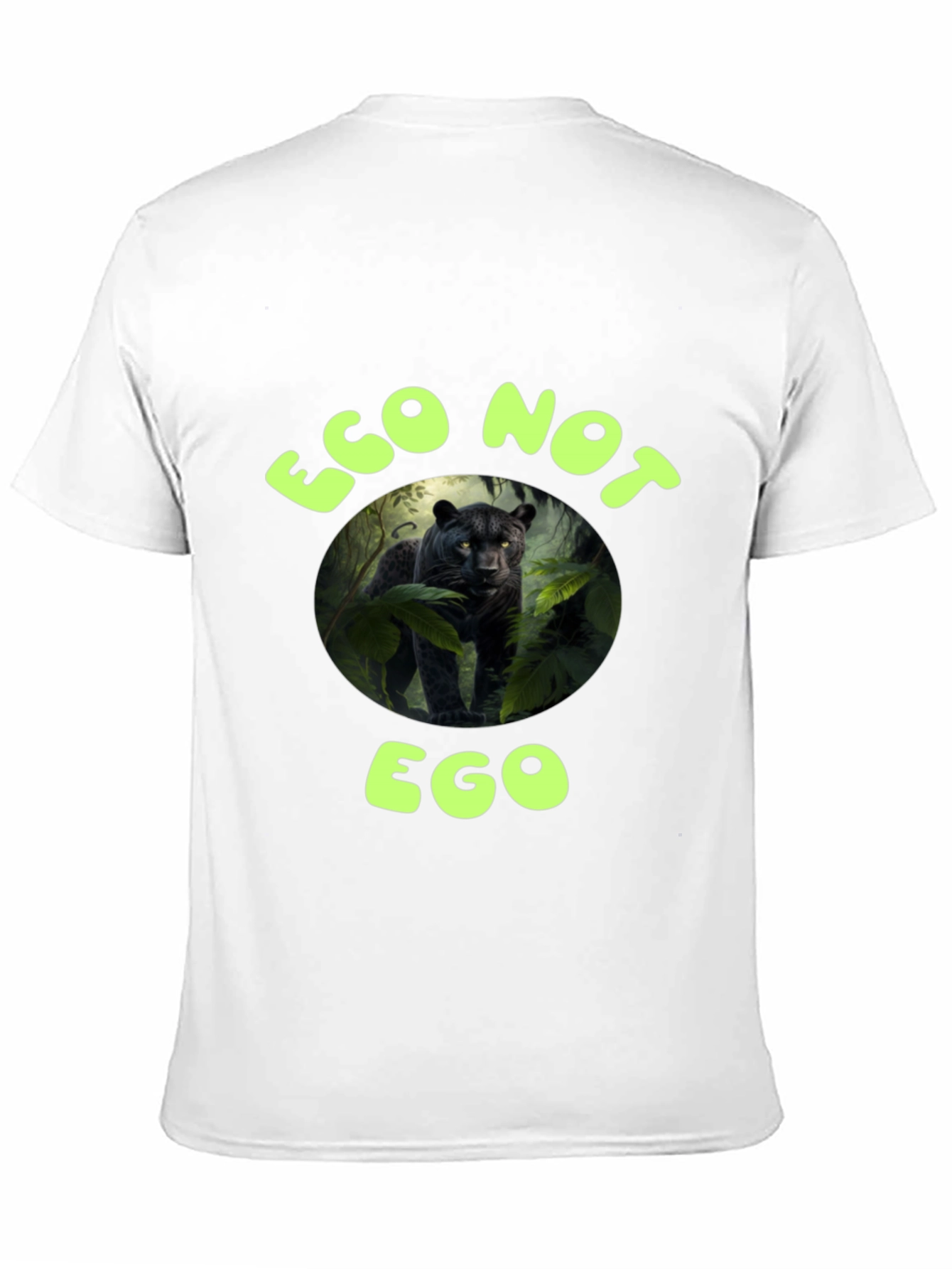 Eco Not Ego Panther Graphic Tee